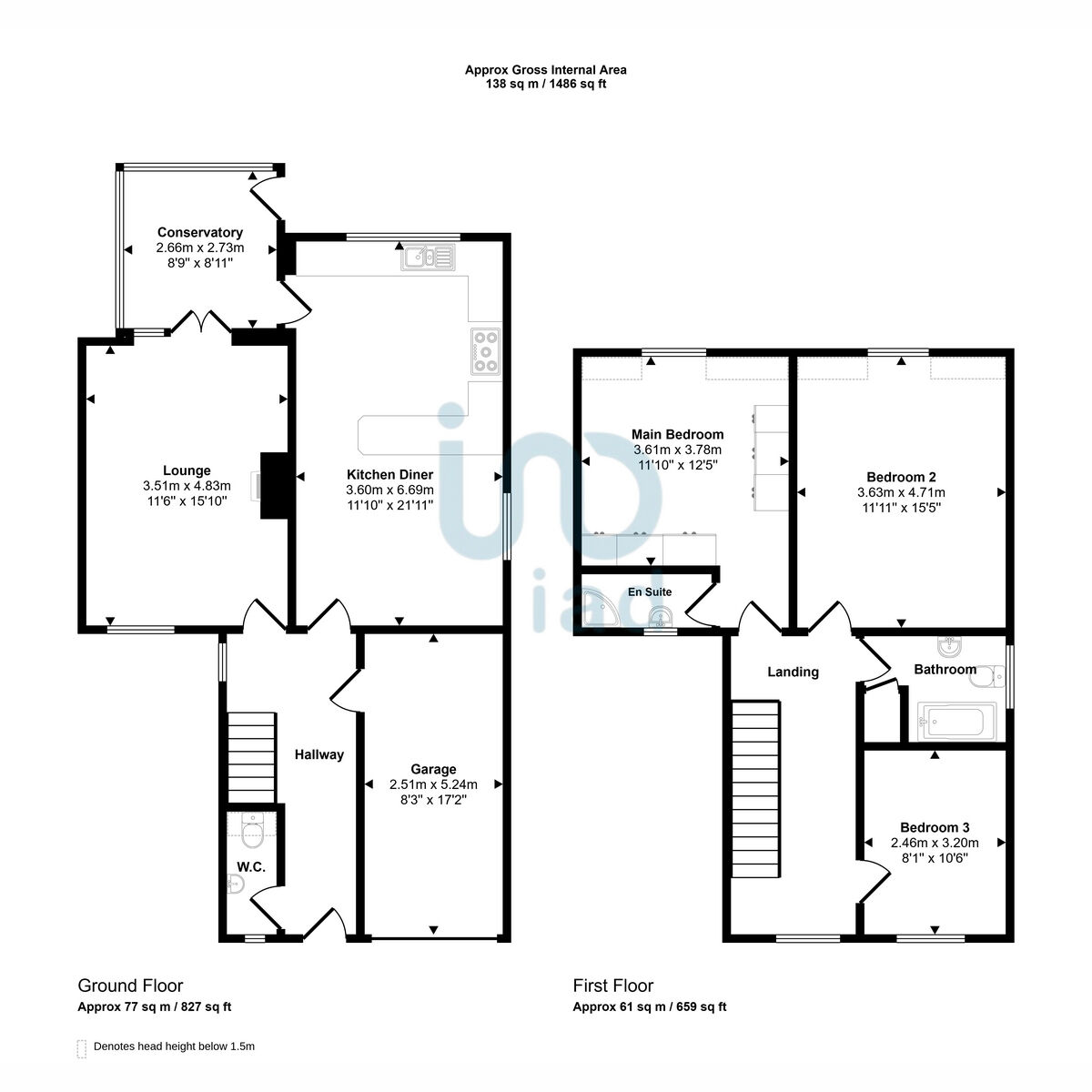 1a, Mount Avenue, Brierley Hill floorplan