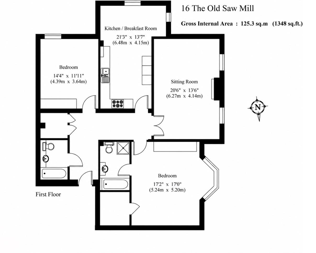 16 The Old Saw Mill, Long Mill Lane, Sevenoaks floorplan