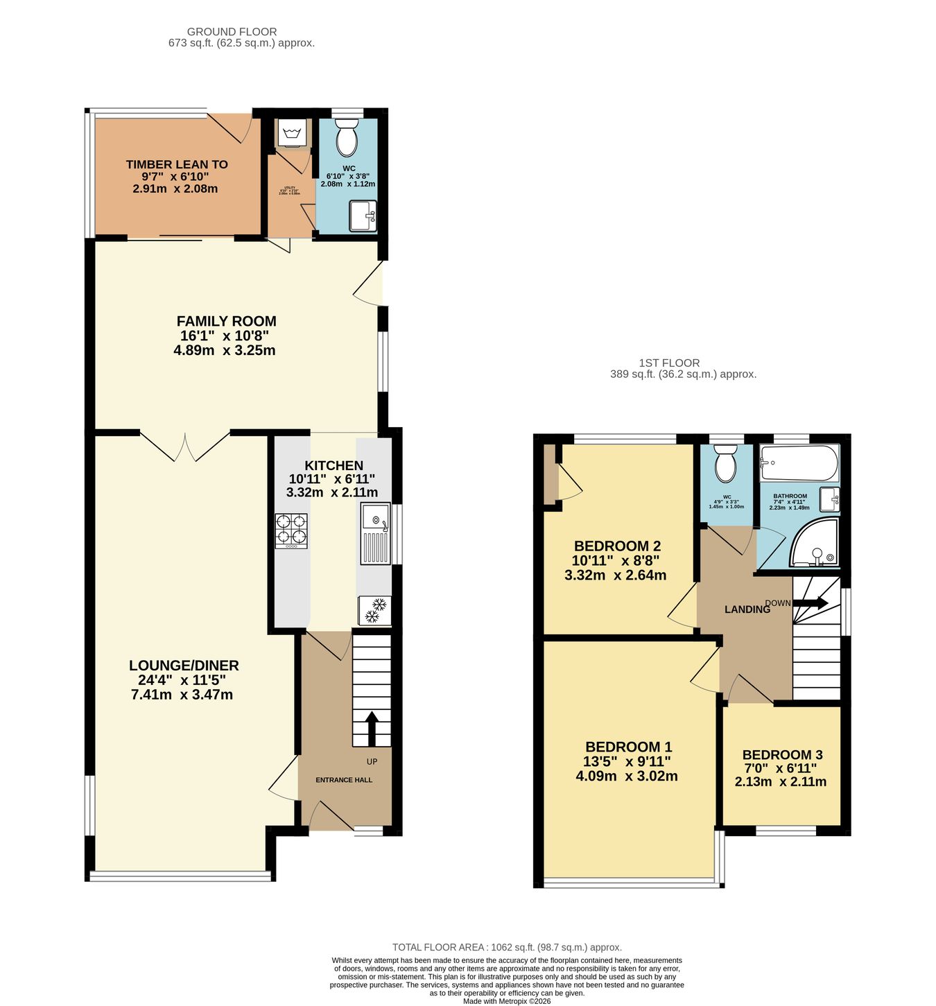 34, Dane Road, Ashford floorplan