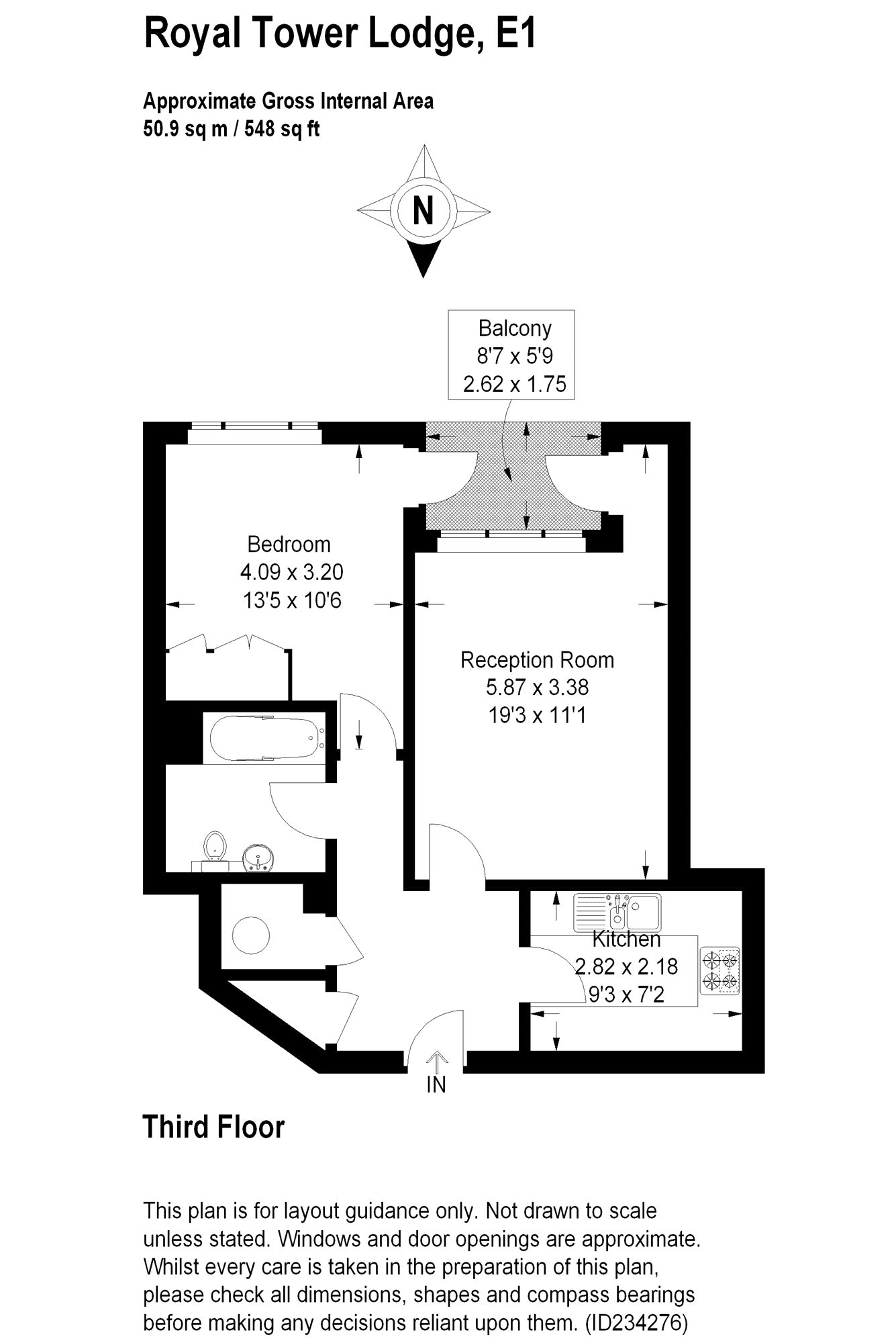 1 Bedrooms Flat to rent in Cartwright Street, Tower Hill, London E1