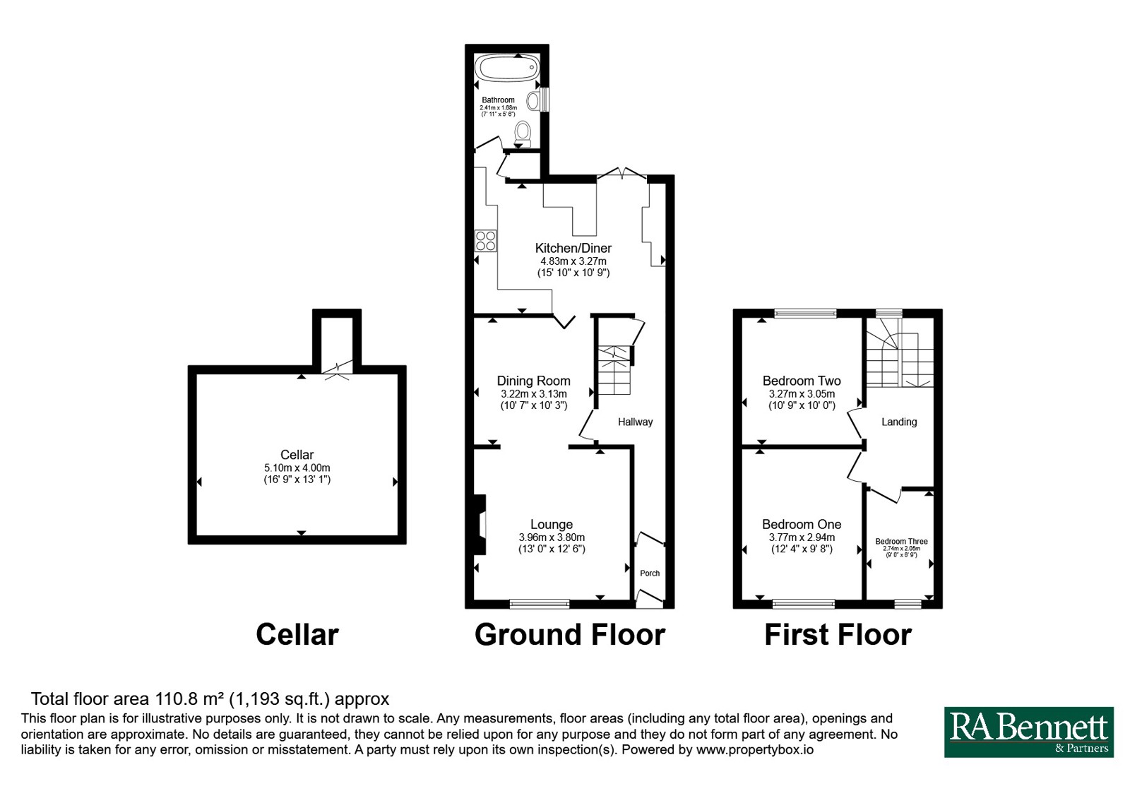 3, Duke Street, Gloucestershire floorplan