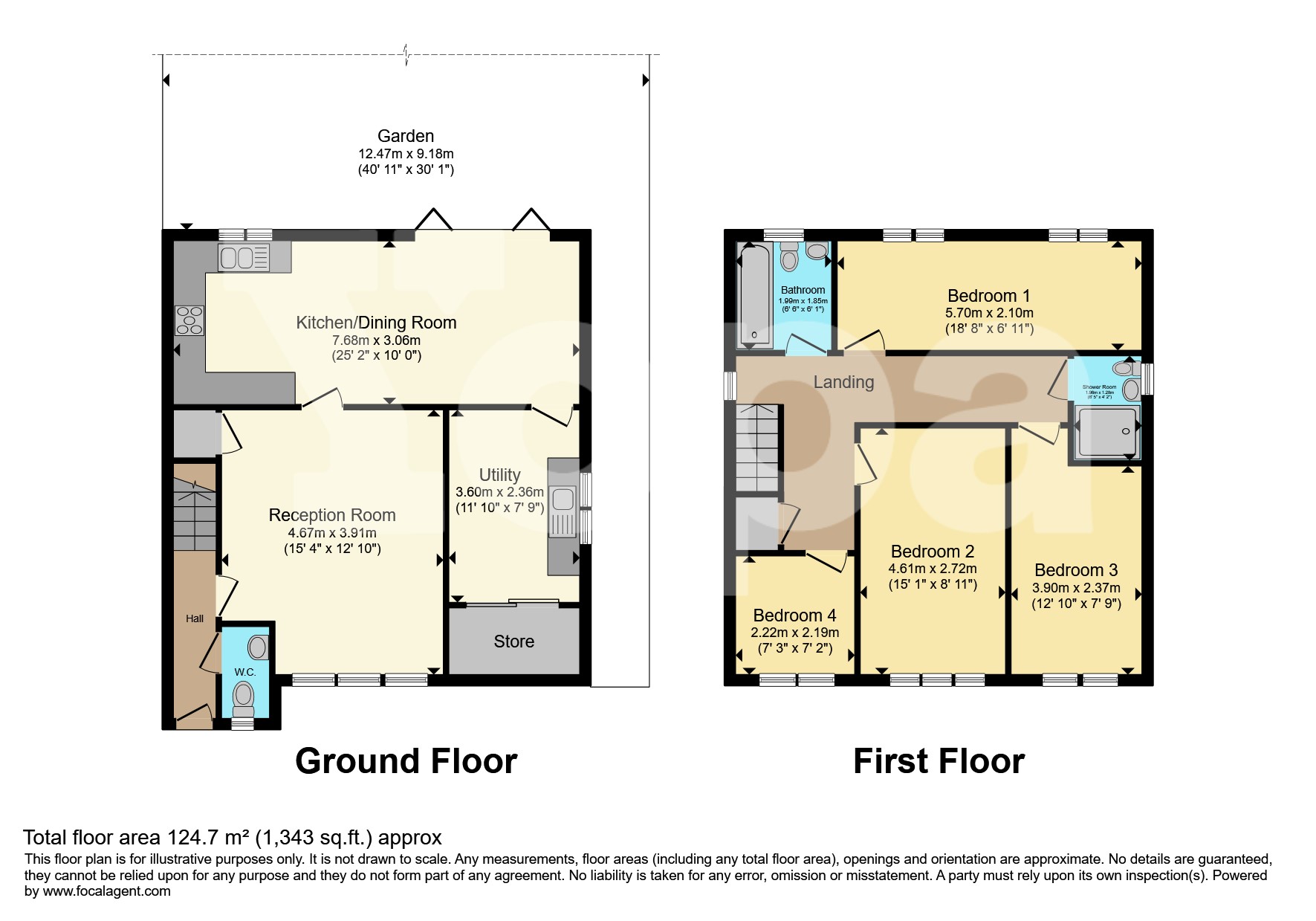 1, Chambers Close, Greenhithe floorplan