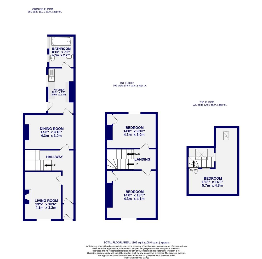 70, Monkgate, York floorplan