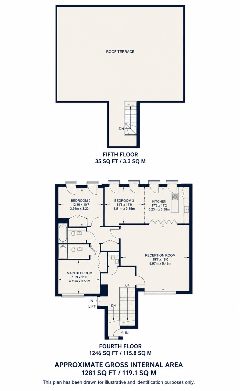 Flat 9, 12-13, Richmond Buildings, London floorplan