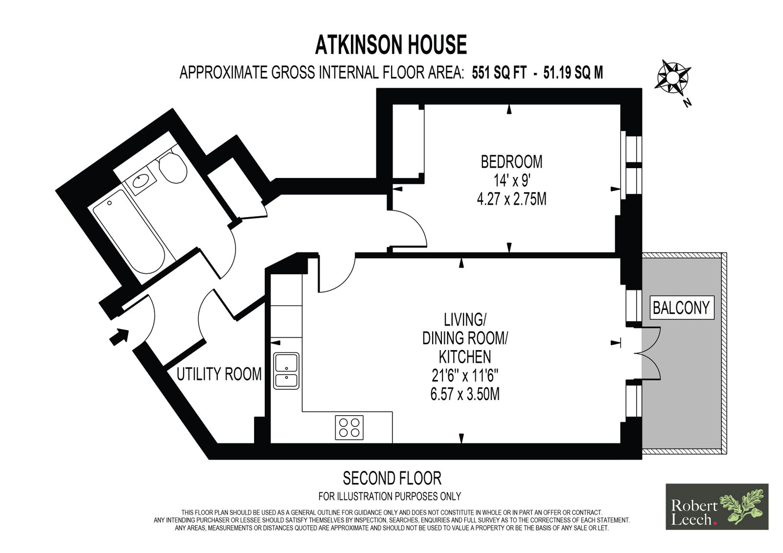 35 Atkinson House, Eden Place, Station Road East, Oxted floorplan