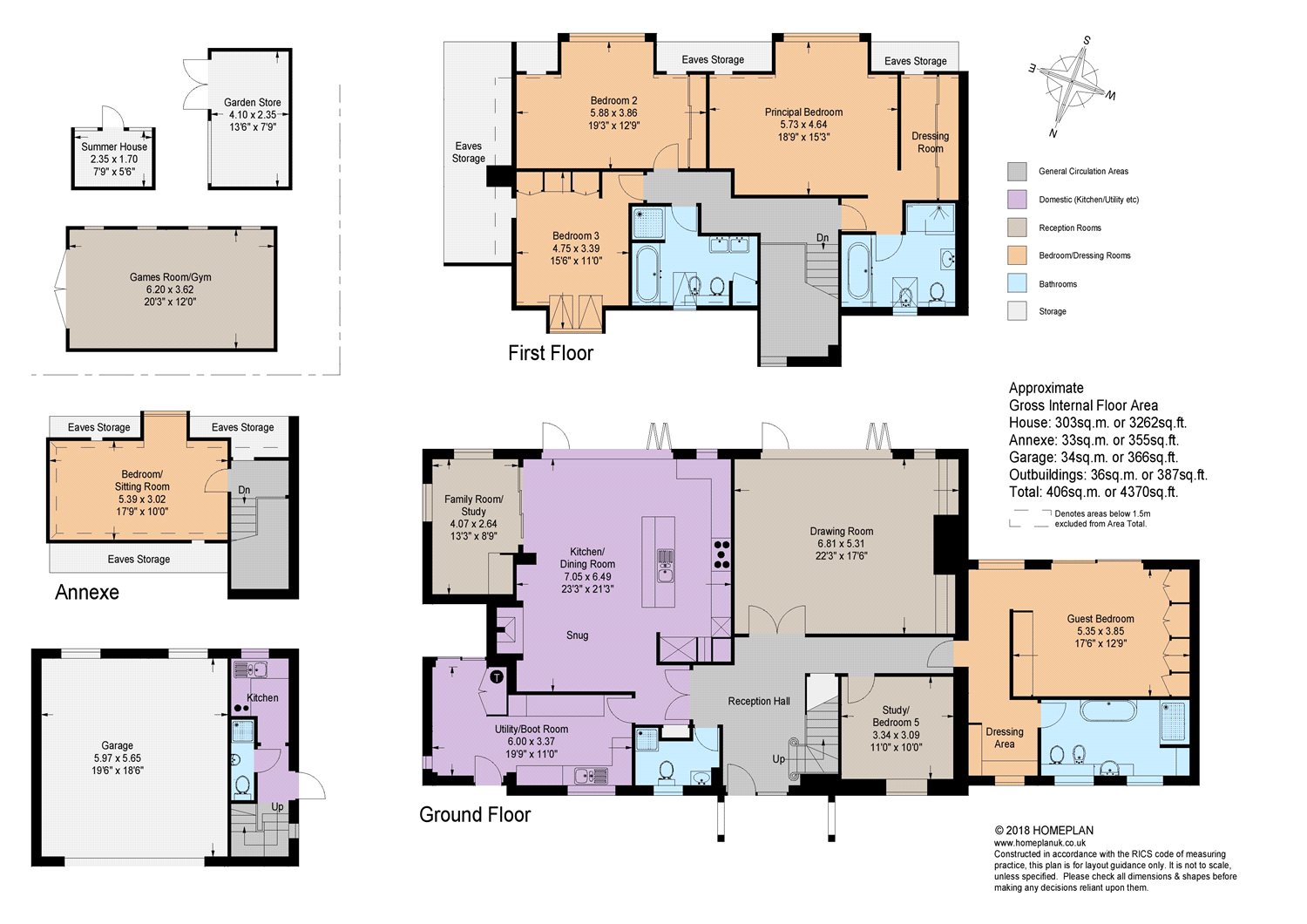 5 Bedrooms Detached house for sale in Cansiron Lane, Ashurst Wood, Nr East Grinstead, West Sussex RH19