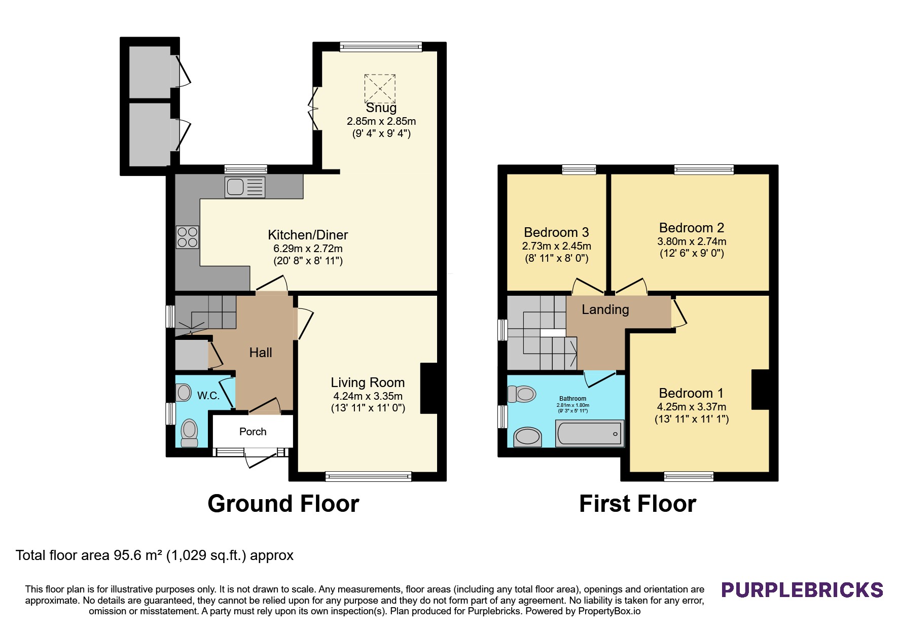 12, Merrivale Road, Stafford floorplan