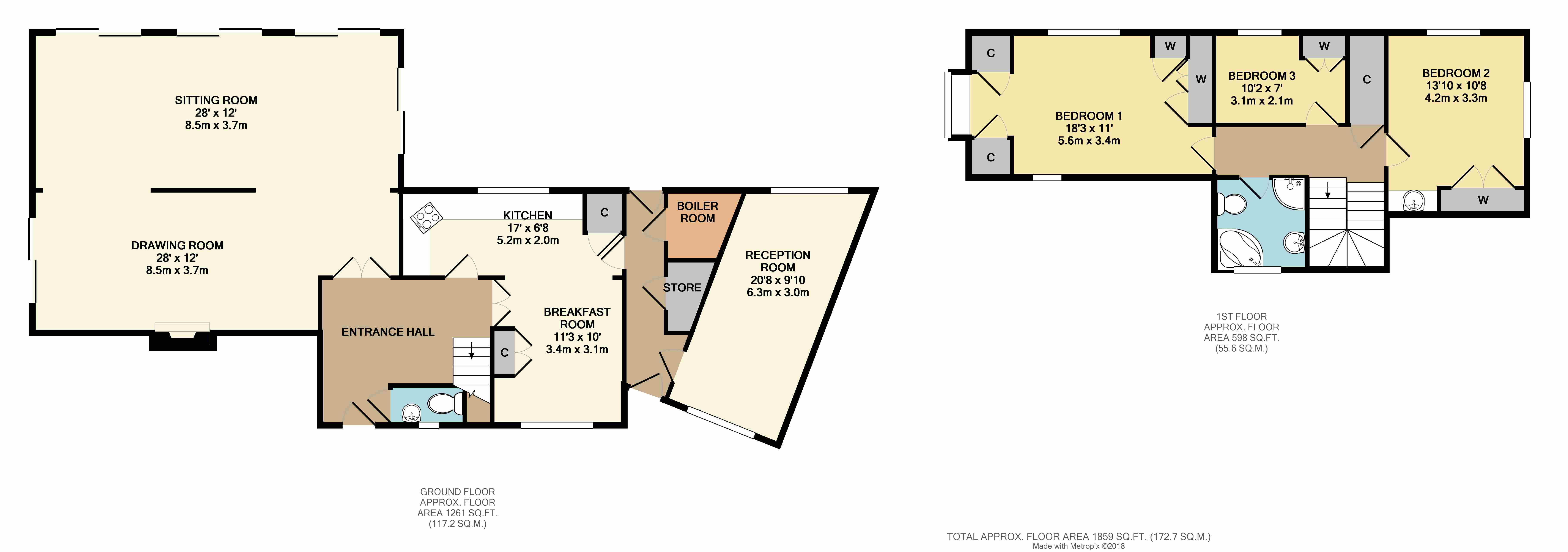 3 Bedrooms Detached house for sale in Highfield, Banstead SM7