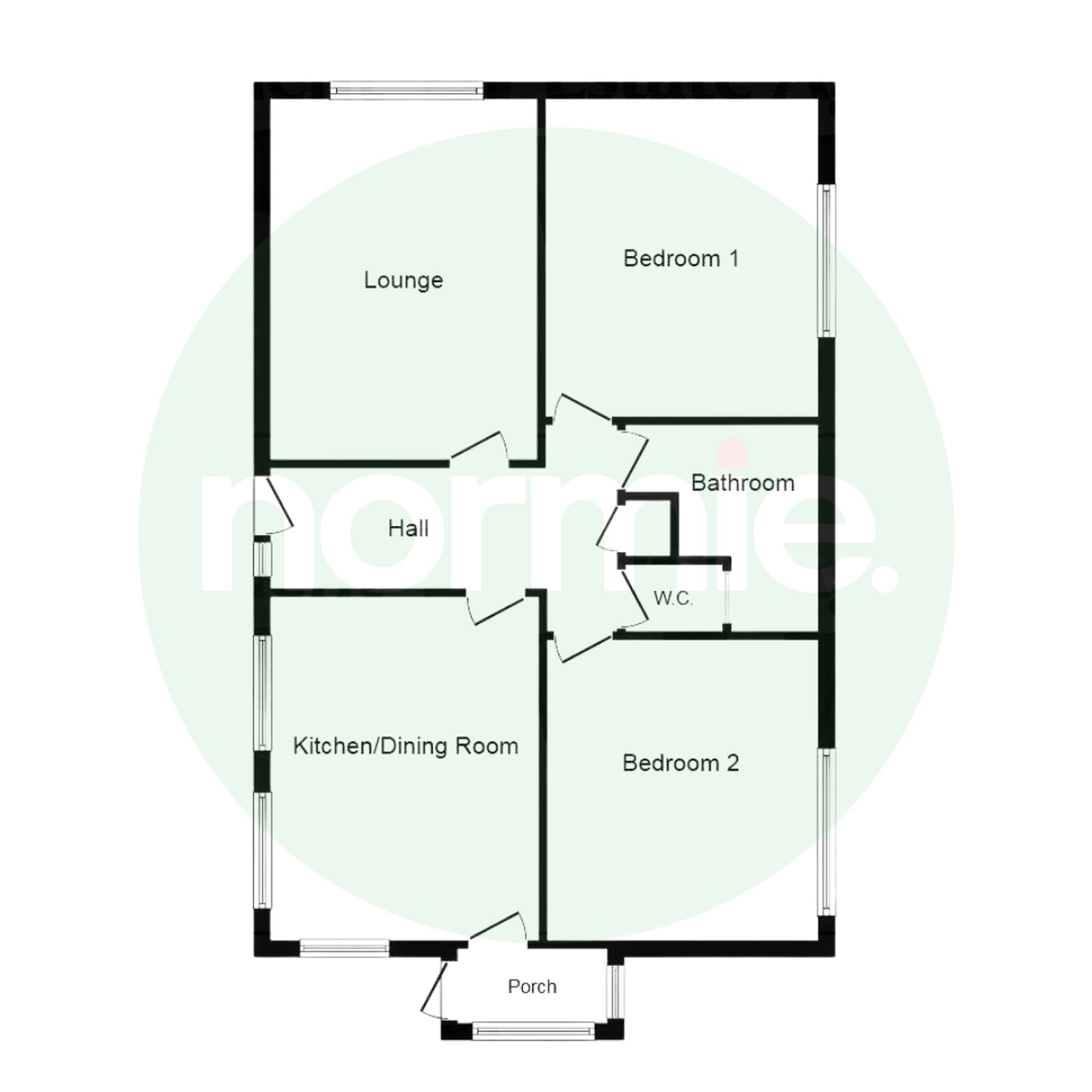 5 Middleton Close, Manchester floorplan