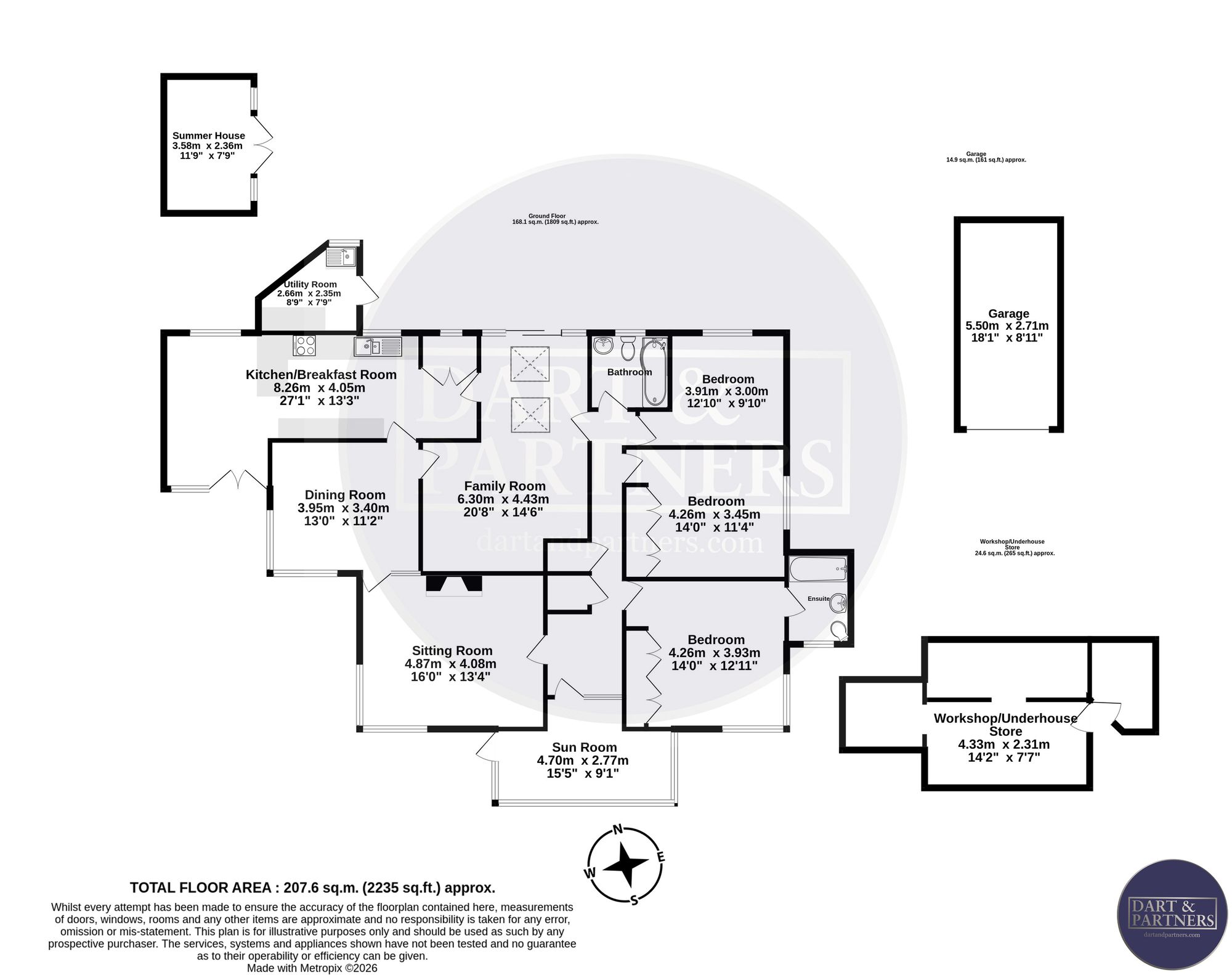 52 Teign View Road, Teignmouth floorplan