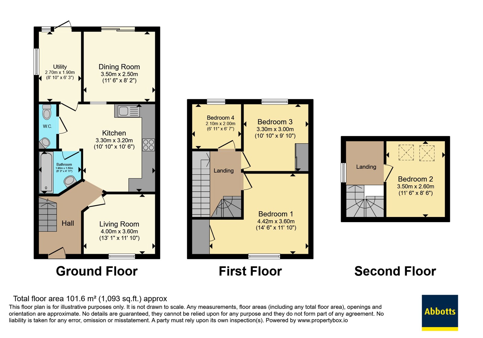 34, Causton Road, Essex floorplan