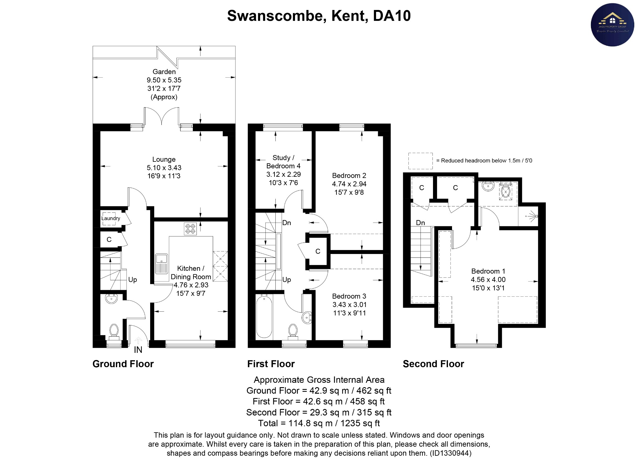 34 Sgt Pepper Drive, Alkerden, Swanscombe floorplan