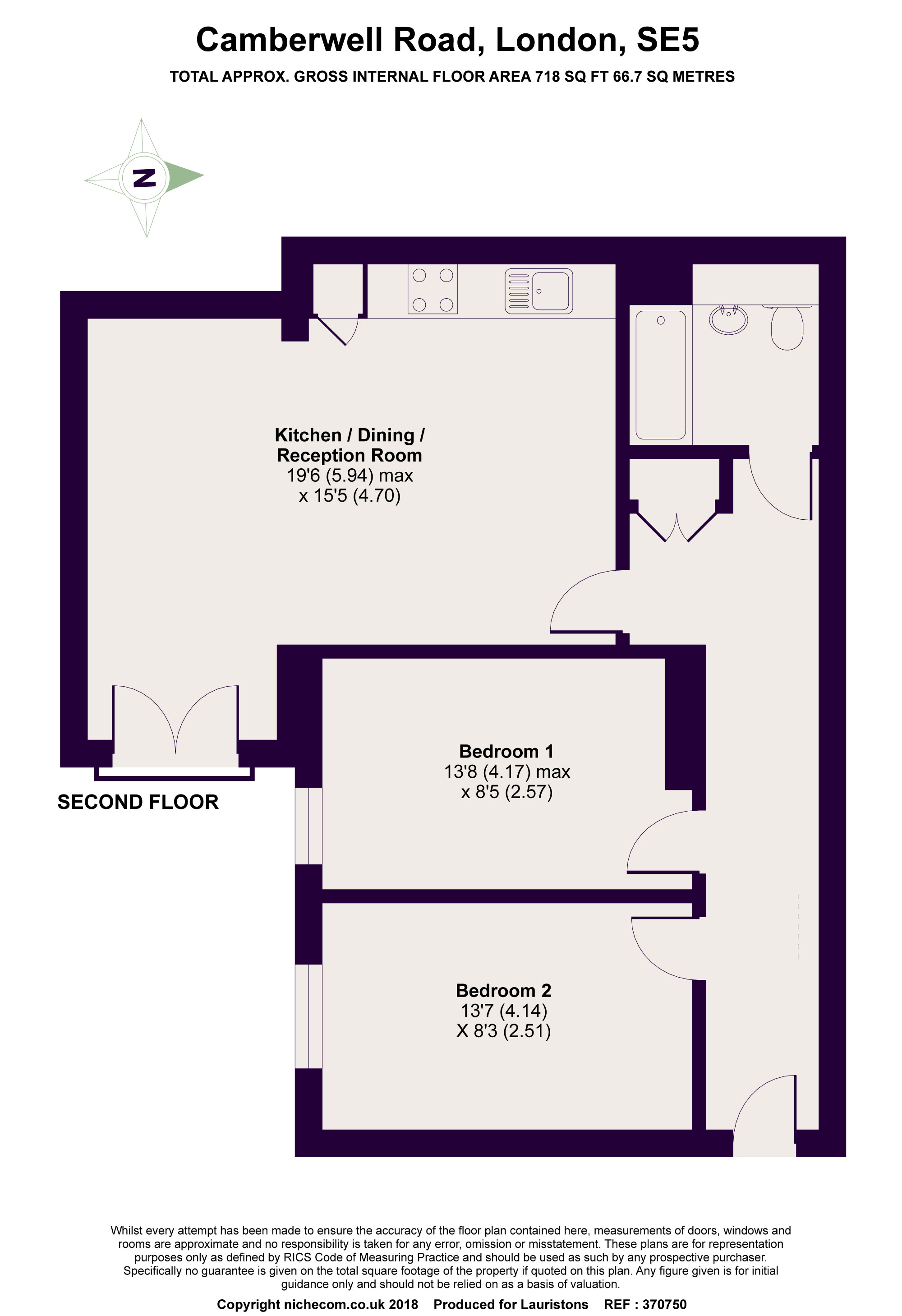 2 Bedrooms Flat for sale in Camberwell Road, Camberwell SE5