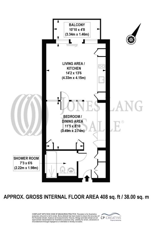 0 Bedrooms Studio to rent in The Heron, 5 Moor Lane, London EC2Y