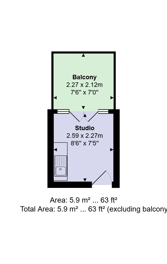 POD 220, Overstrand, Bournemouth floorplan