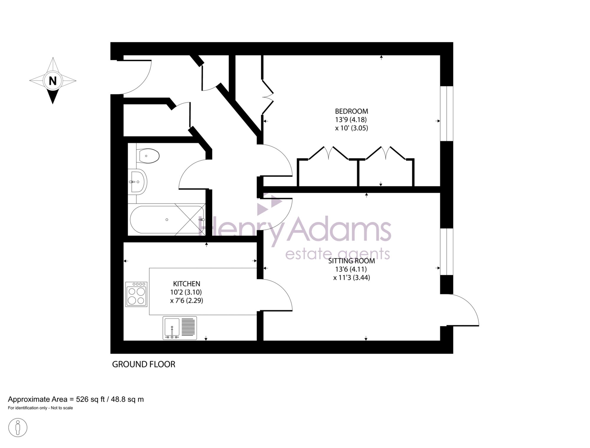 3 Cremorne Place King George Avenue, Petersfield floorplan