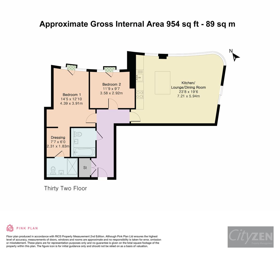 B3201 Deansgate Square, Owen Street, Manchester floorplan