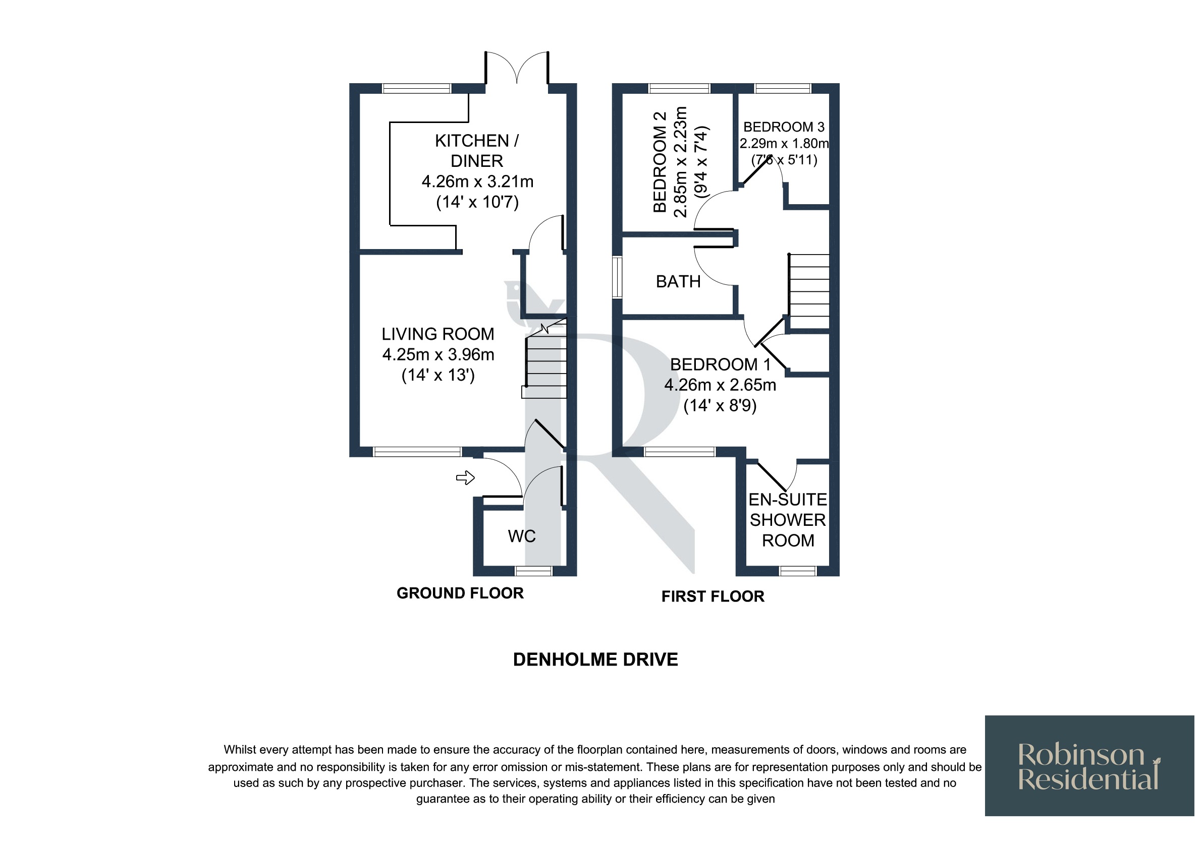 34, Denholme Drive, West Yorkshire floorplan