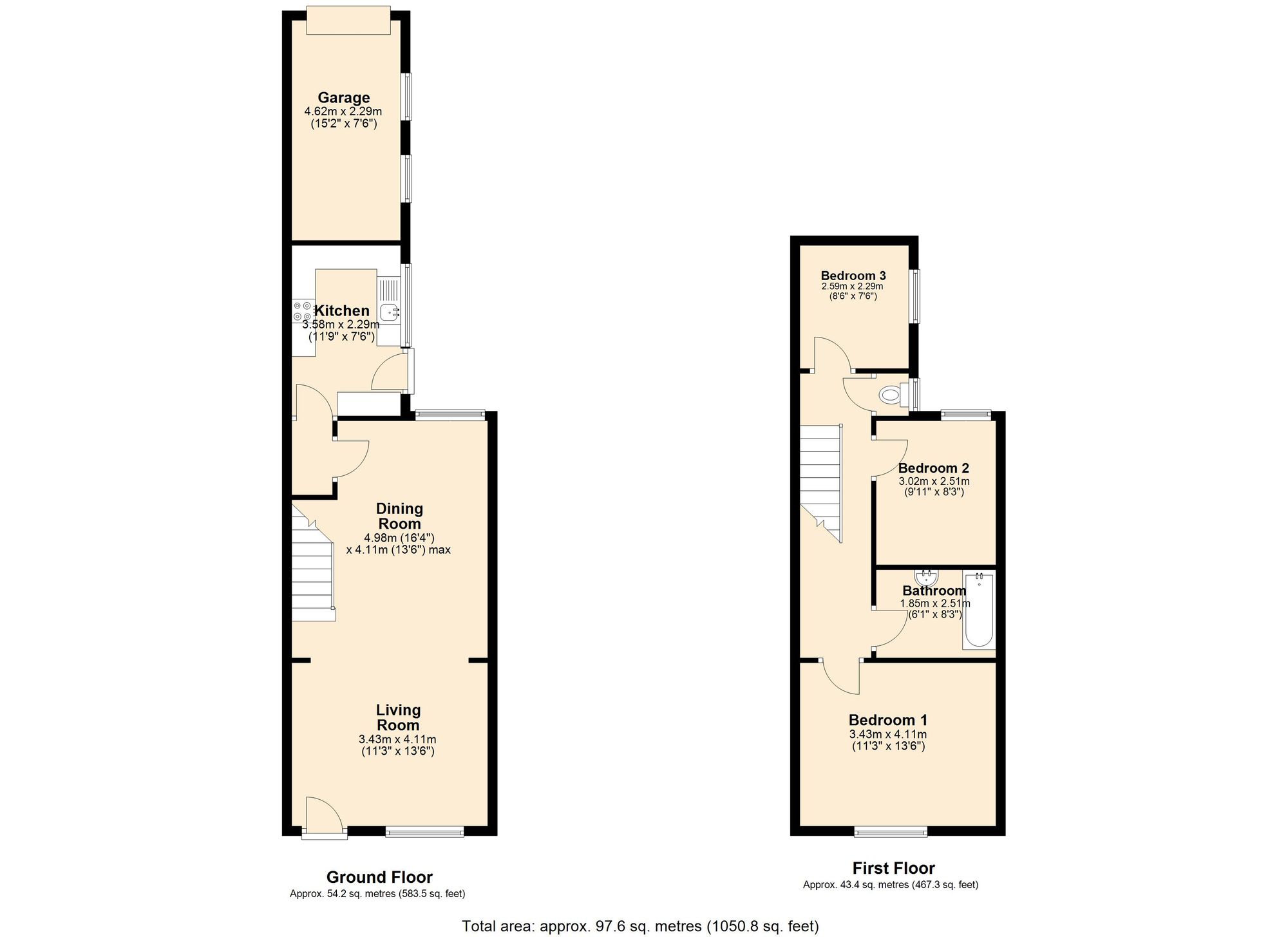17 Parker Street, Blackburn floorplan