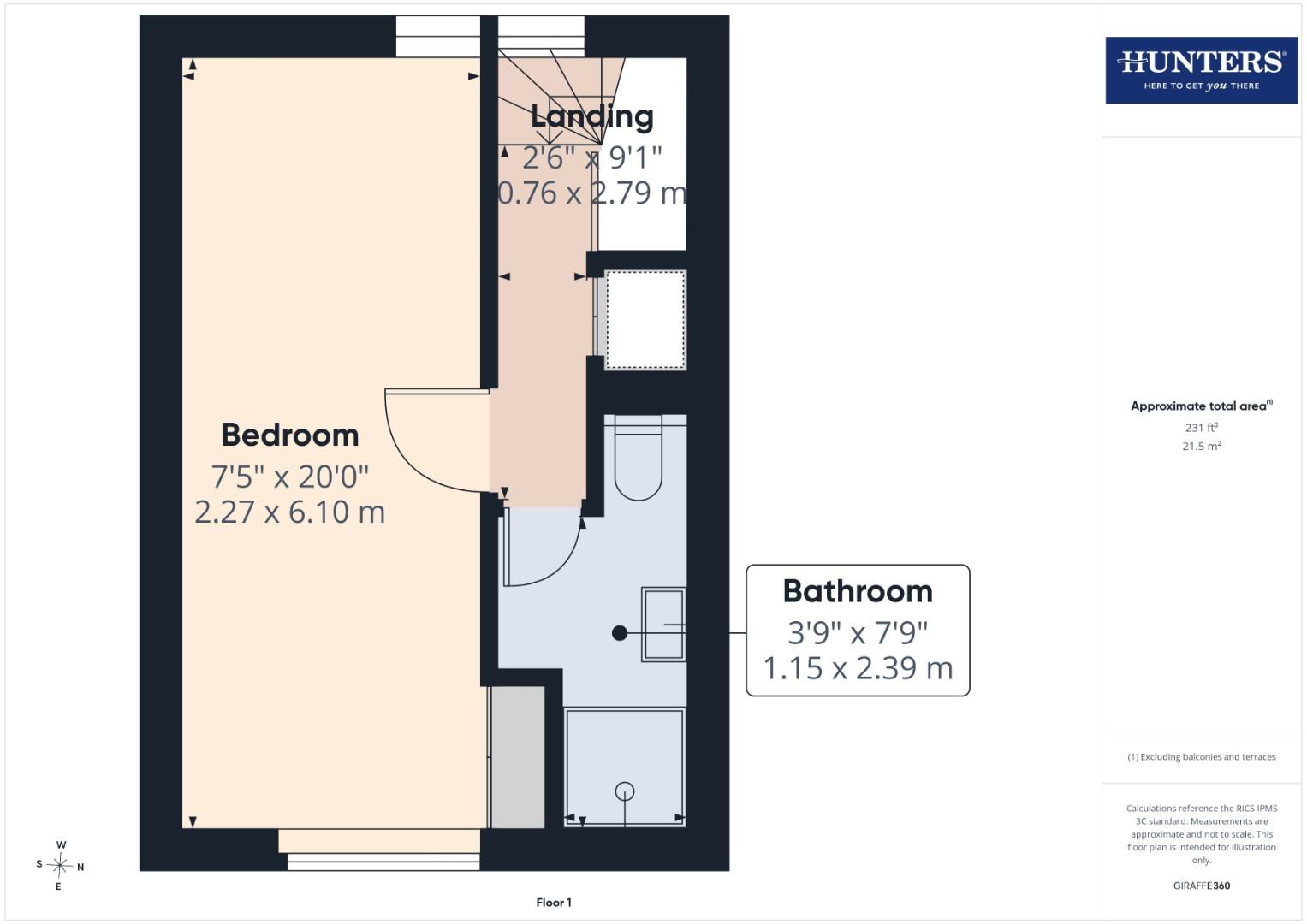 46, Union Street, Kendal floorplan