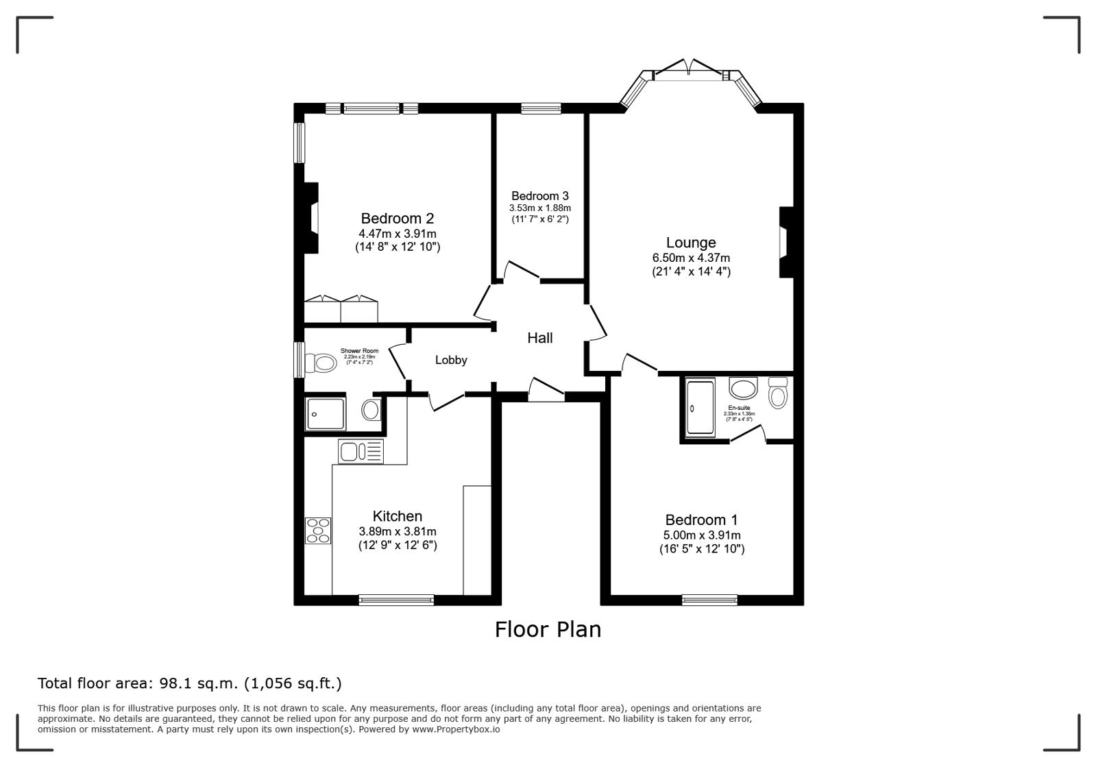 Flat 2, Kingseat,, St. Boniface Road, Isle of Wight floorplan