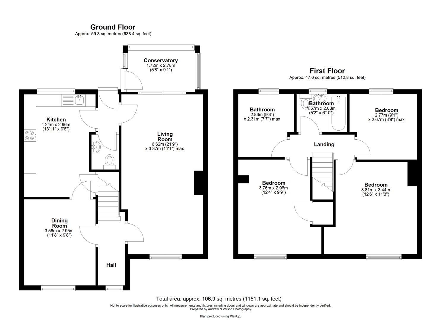 12, Moat Way, Selby floorplan