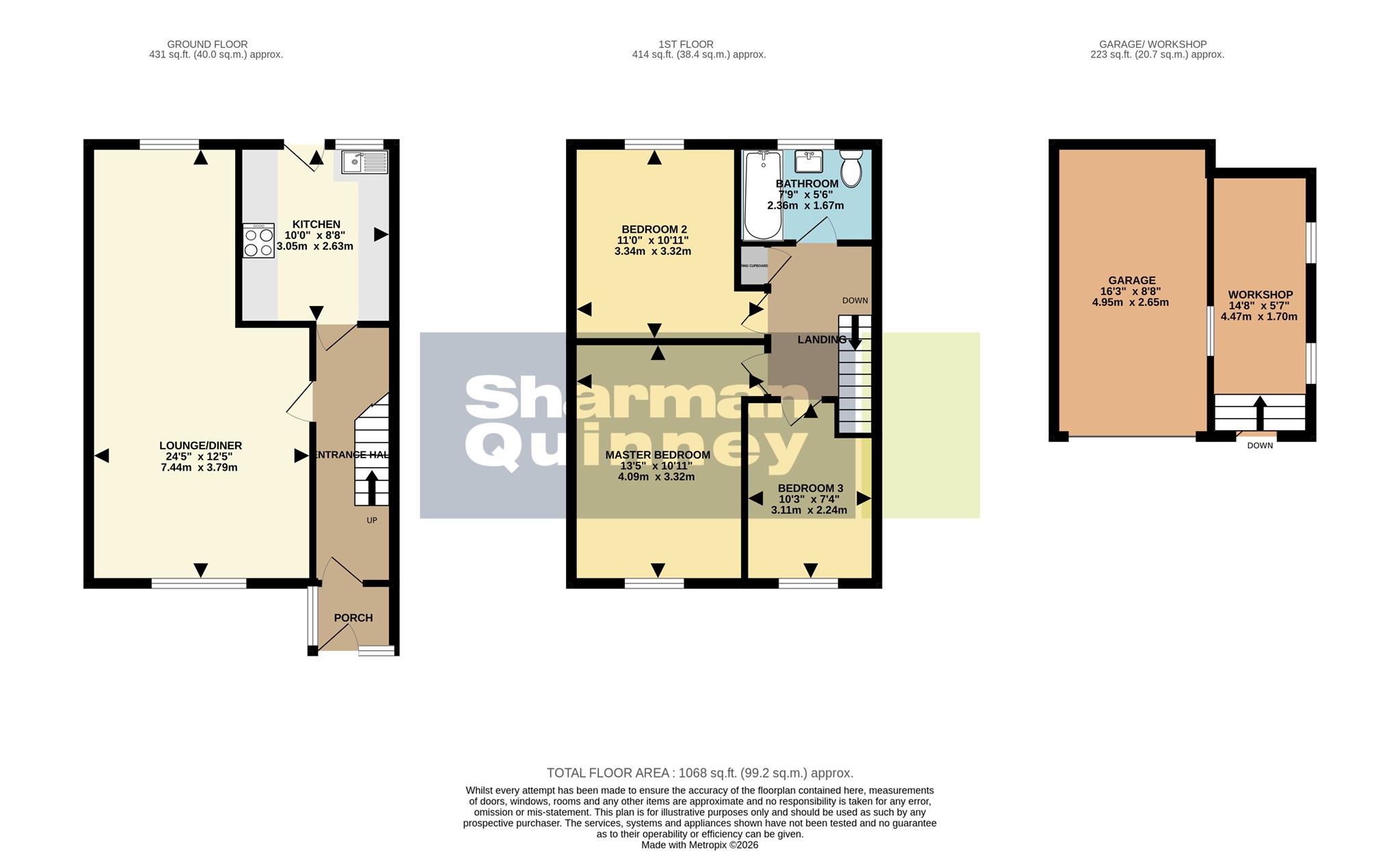 3, Woodfield Avenue, Huntingdon floorplan
