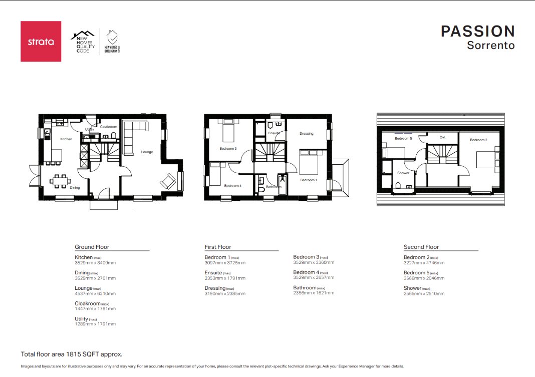 The Sorrento, Passion,, Merrington Lane, County Durham floorplan