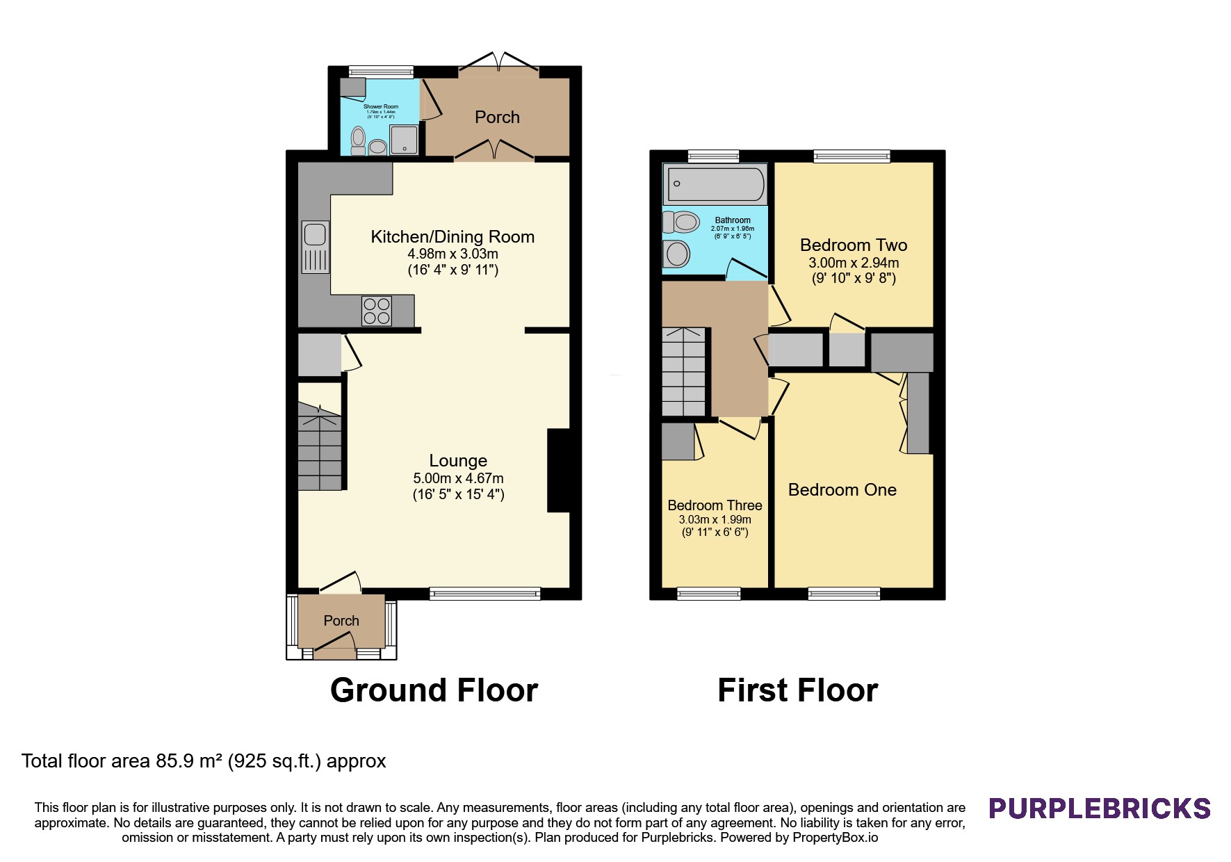 3, Shire Way, Glossop floorplan