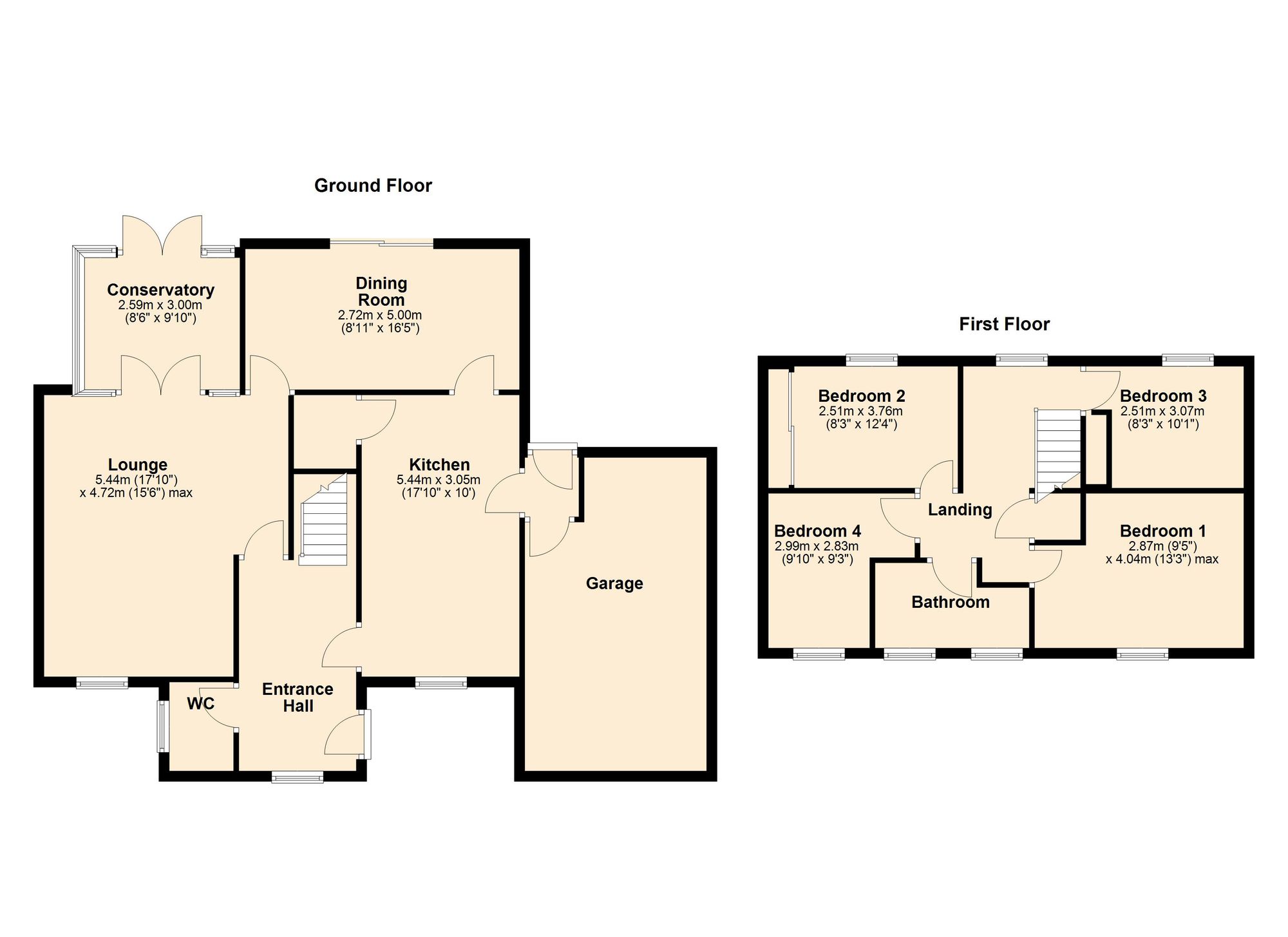 3 Holmewood Crescent, Peterborough floorplan