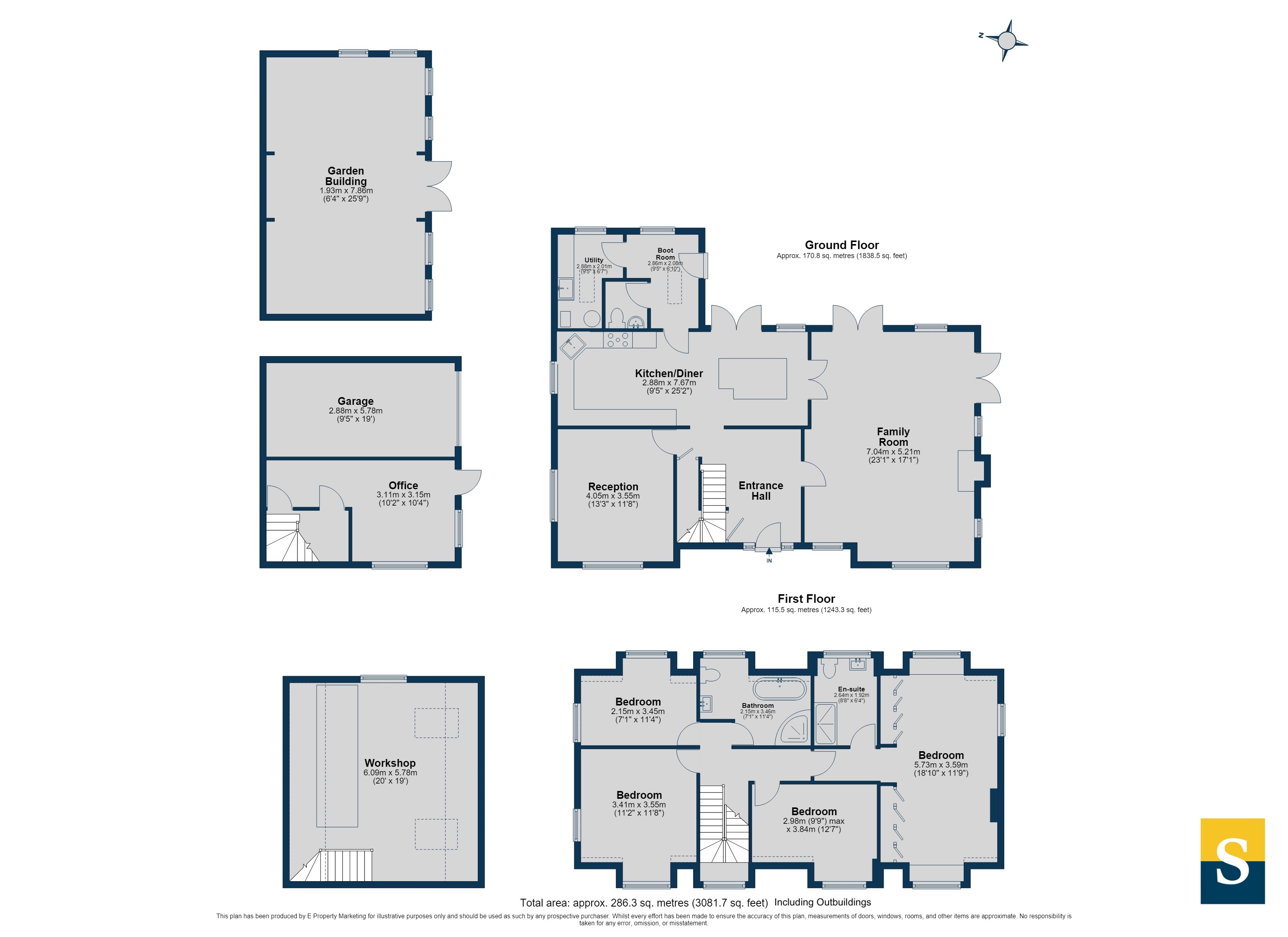 Lowood,, Sandy Lane, Hampshire floorplan