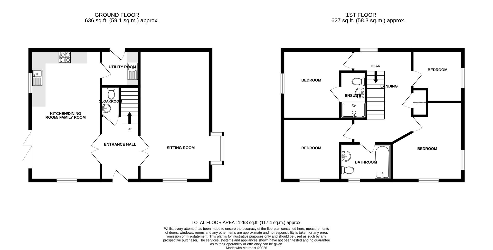 23, Sommerville Way, Bristol floorplan