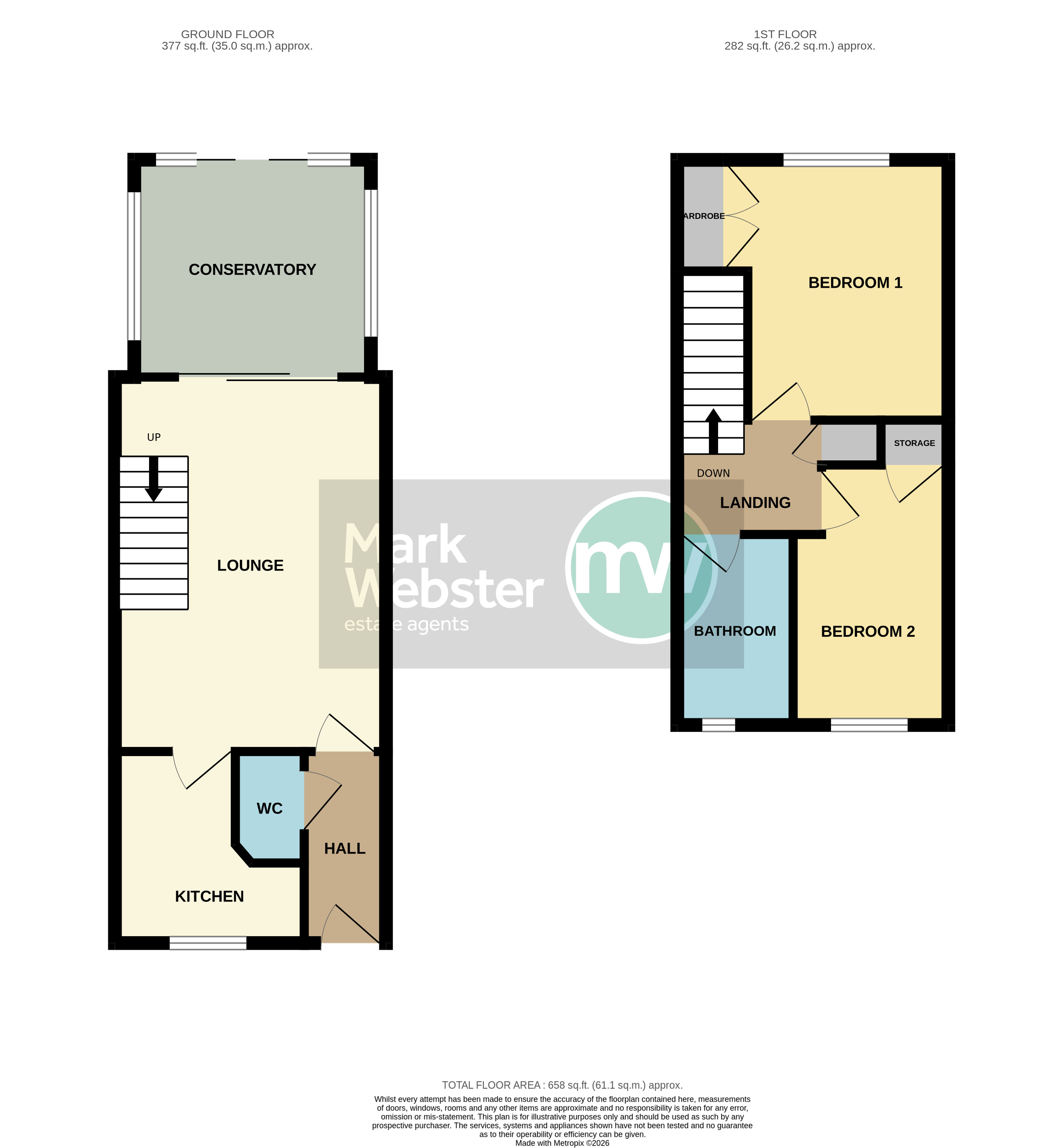 10, Ryders Hill Crescent, Warwickshire, CV10 9EW floorplan