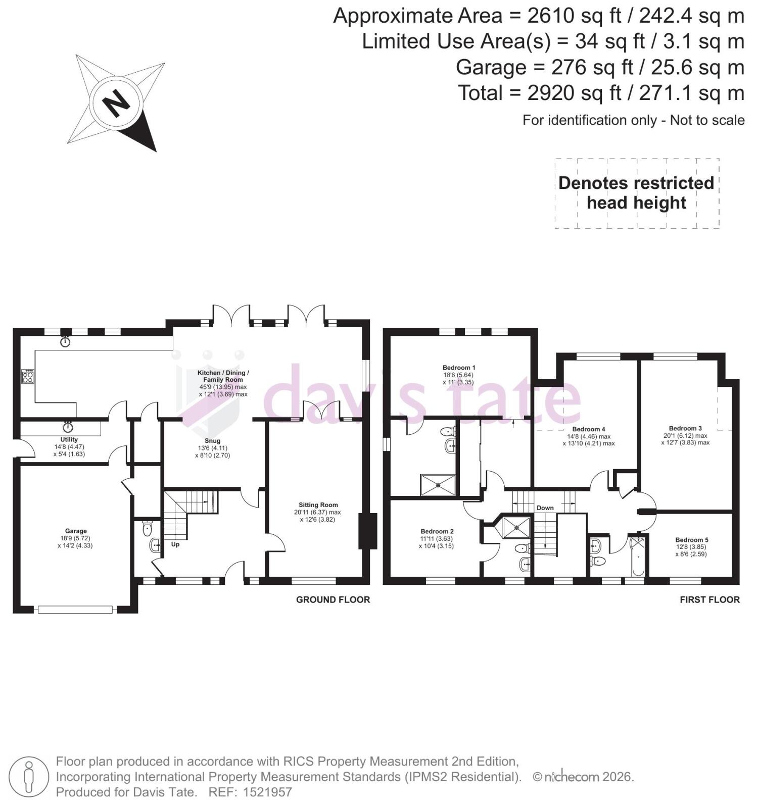 9, Spring Close, Reading floorplan