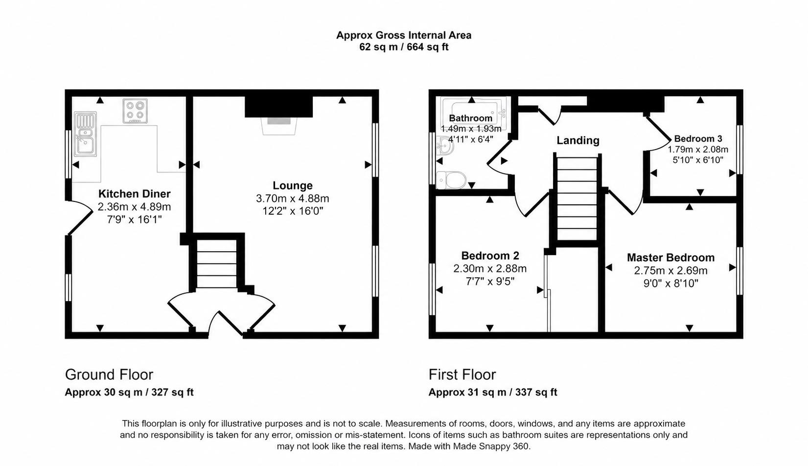 Primrose Avenue, South Shields floorplan