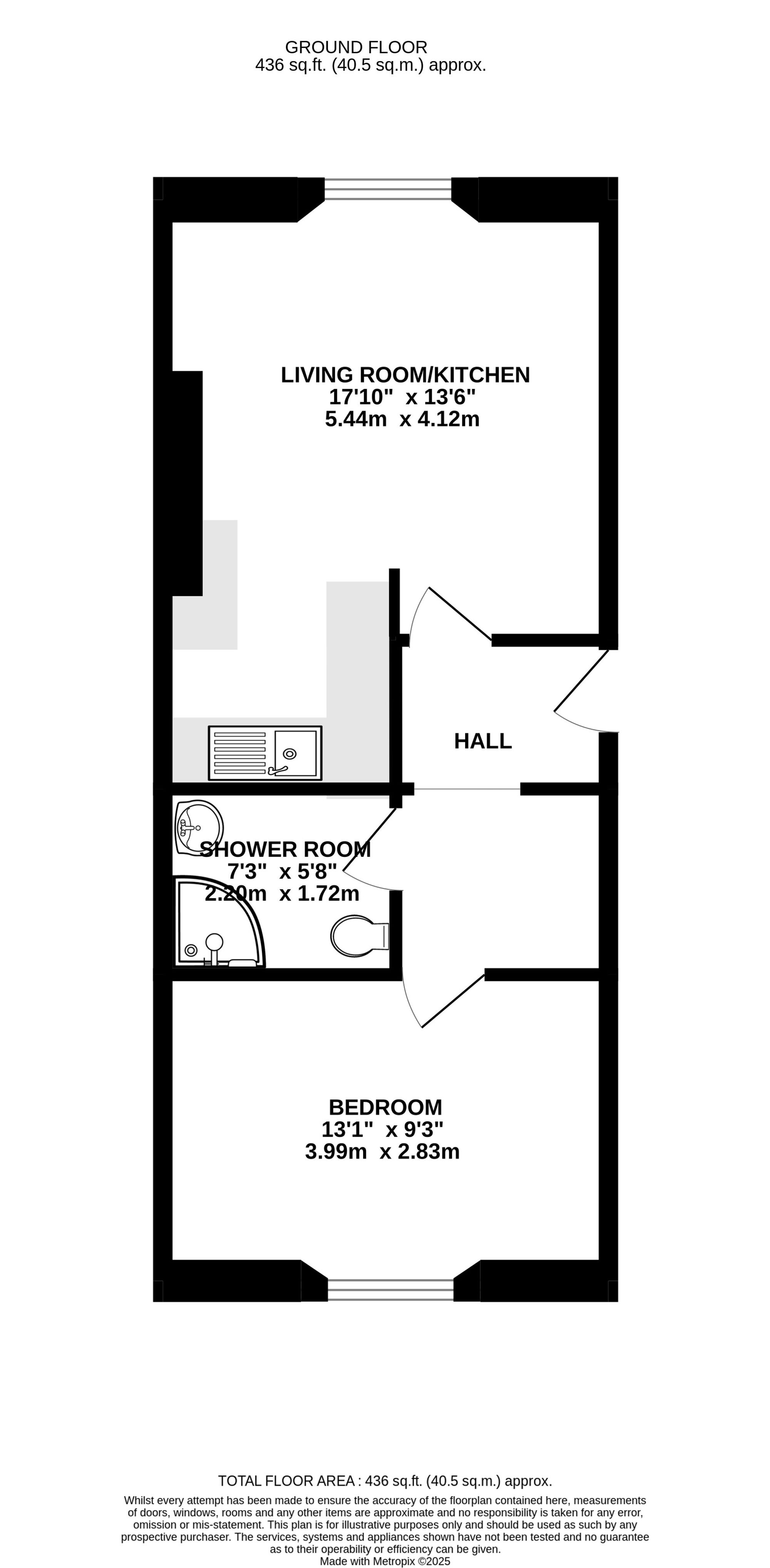 8, Grove Place, Quayside, TR11 floorplan