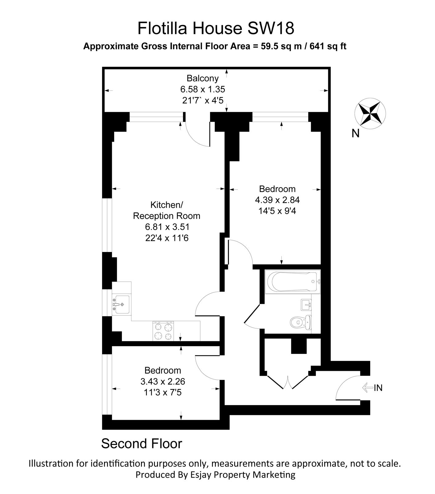 22, Flotilla House, London floorplan