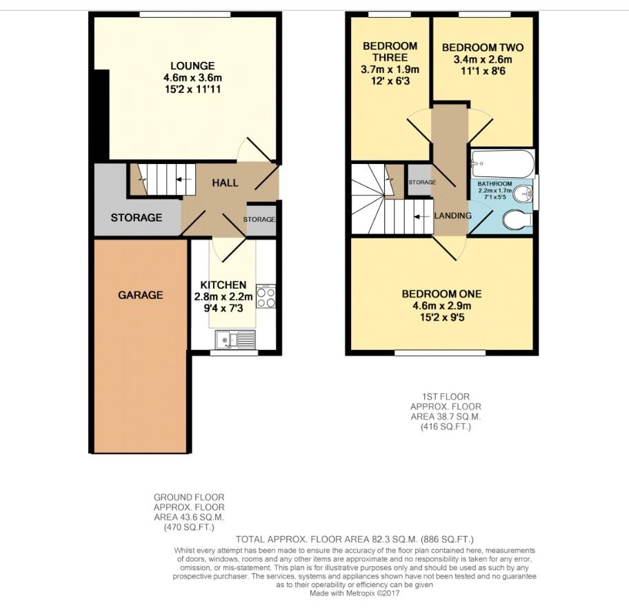 9, Redmoor Close, Codnor floorplan