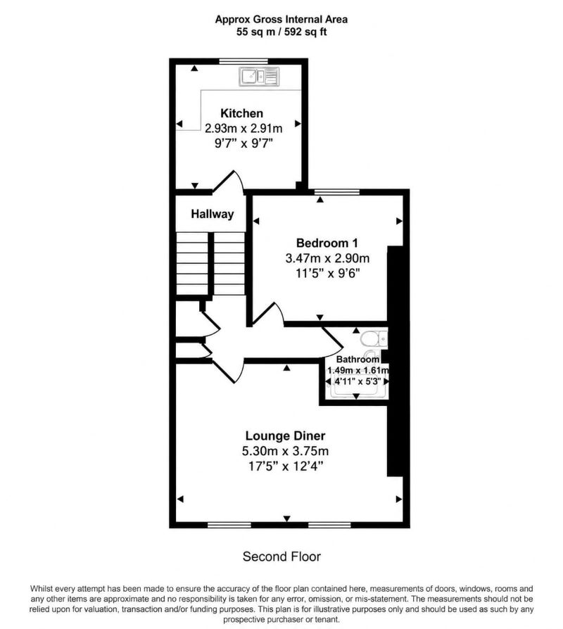 Oxford Road, London floorplan