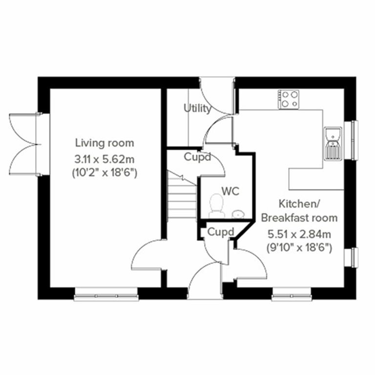 Plot 57, Redworthy Orchard, Charnwood Corner, Moor Road, Bristol floorplan