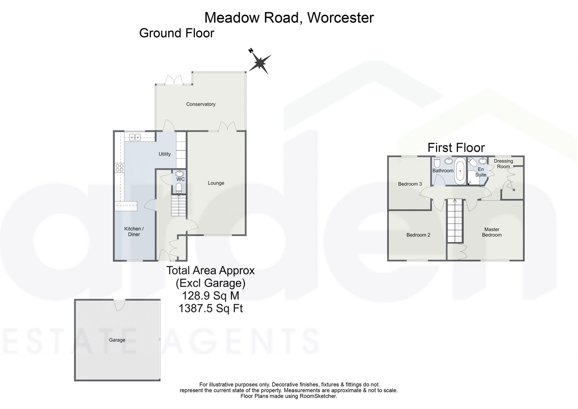 38 Meadow Road, Worcester floorplan