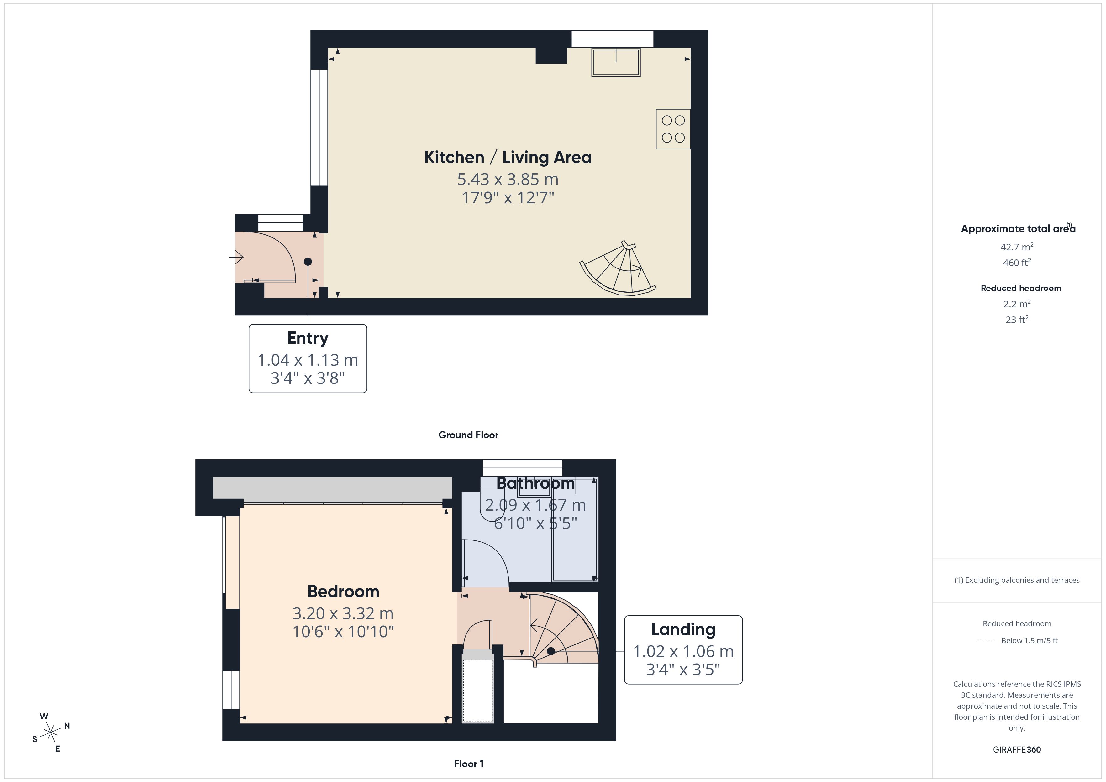 1, Pippins Court, Surrey floorplan