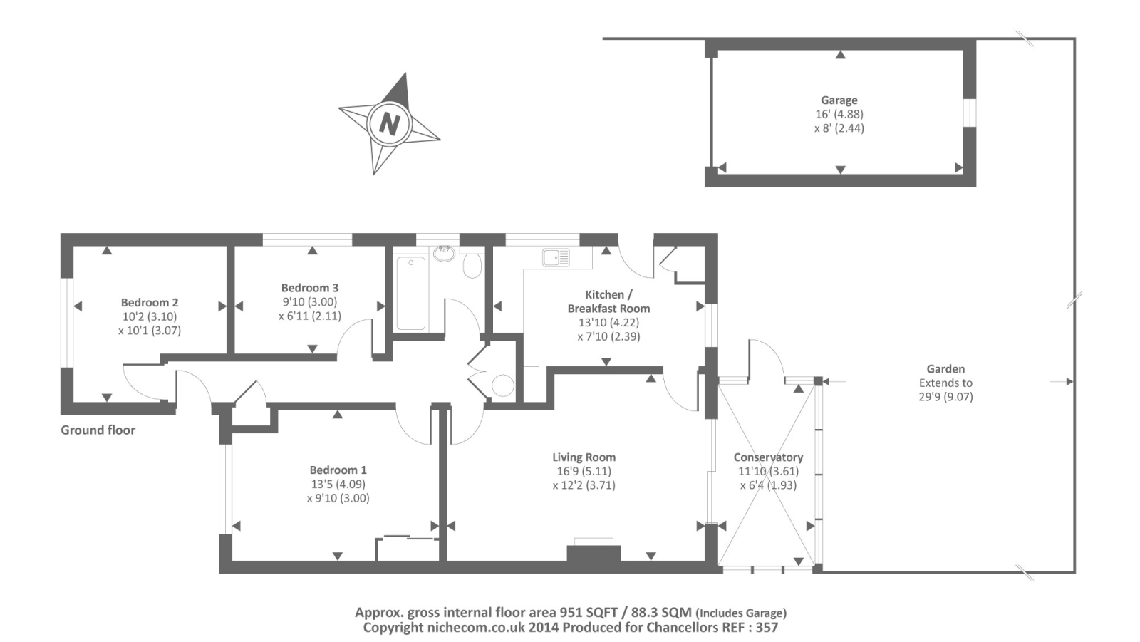 3 Bedrooms Bungalow to rent in Rose Drive, Chesham HP5