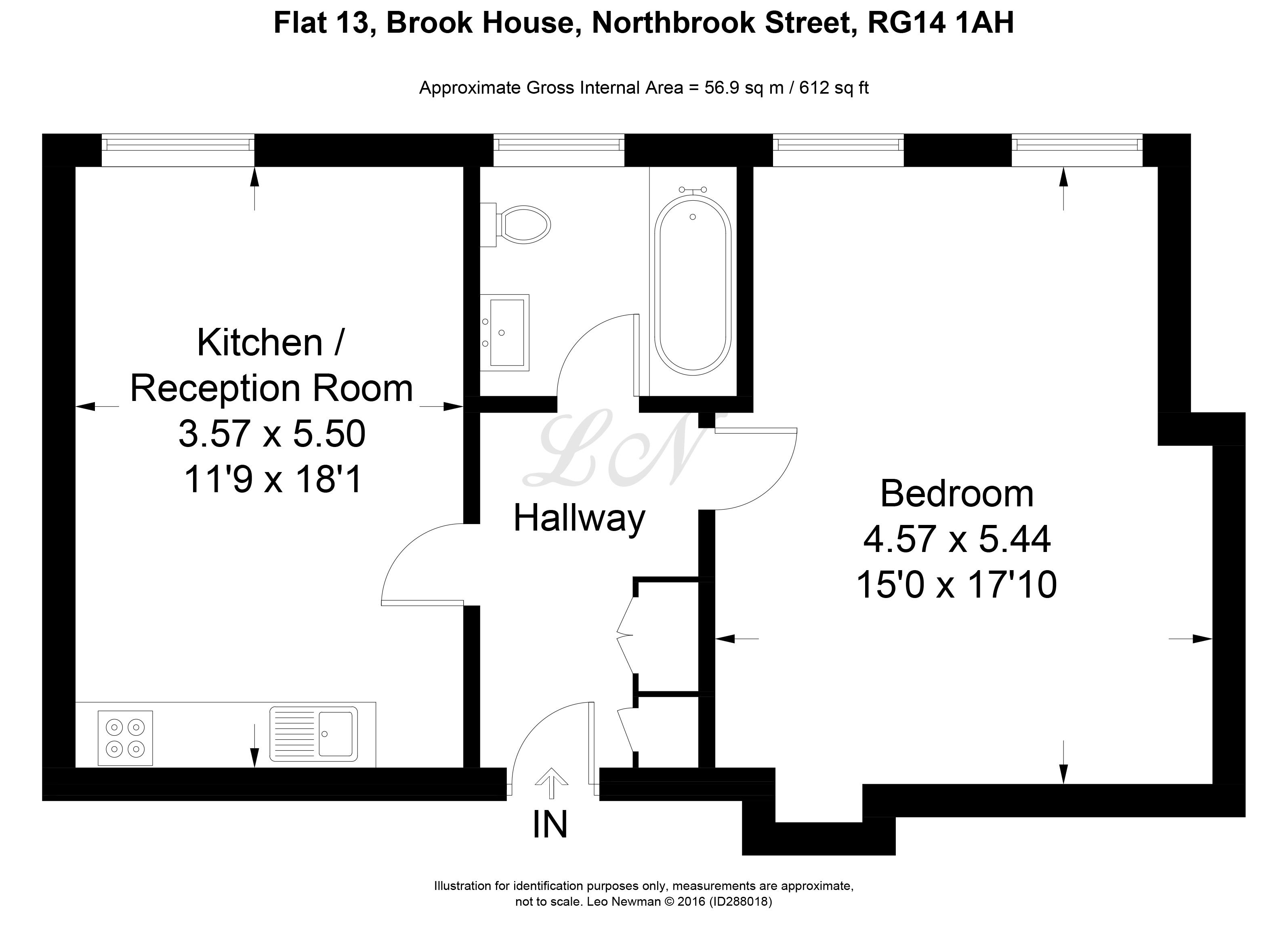 1 Bedrooms Flat to rent in Northbrook Street, Newbury RG14