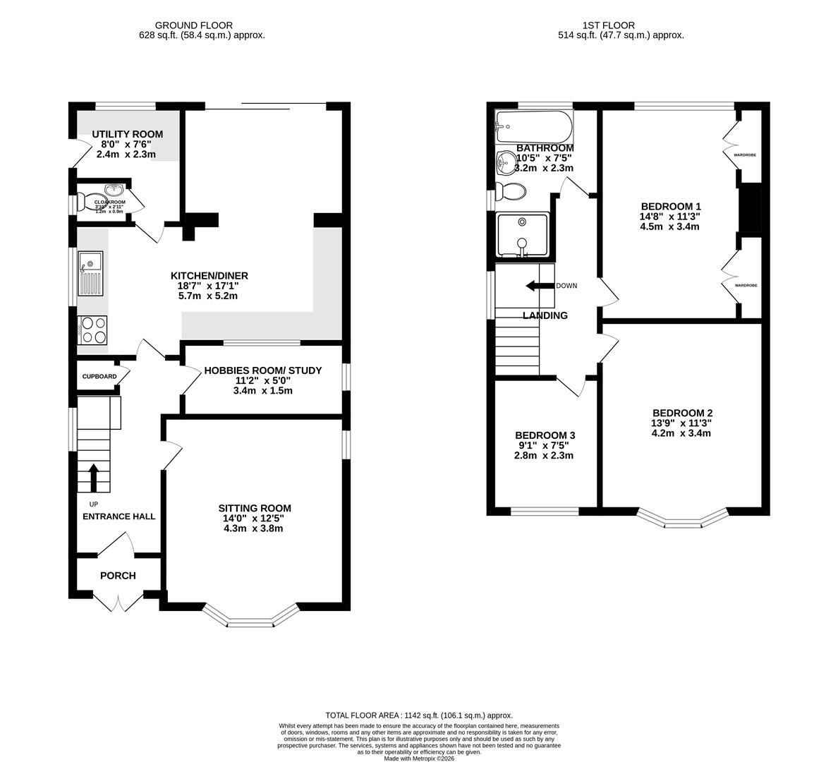 456, Dorchester Road, Weymouth floorplan