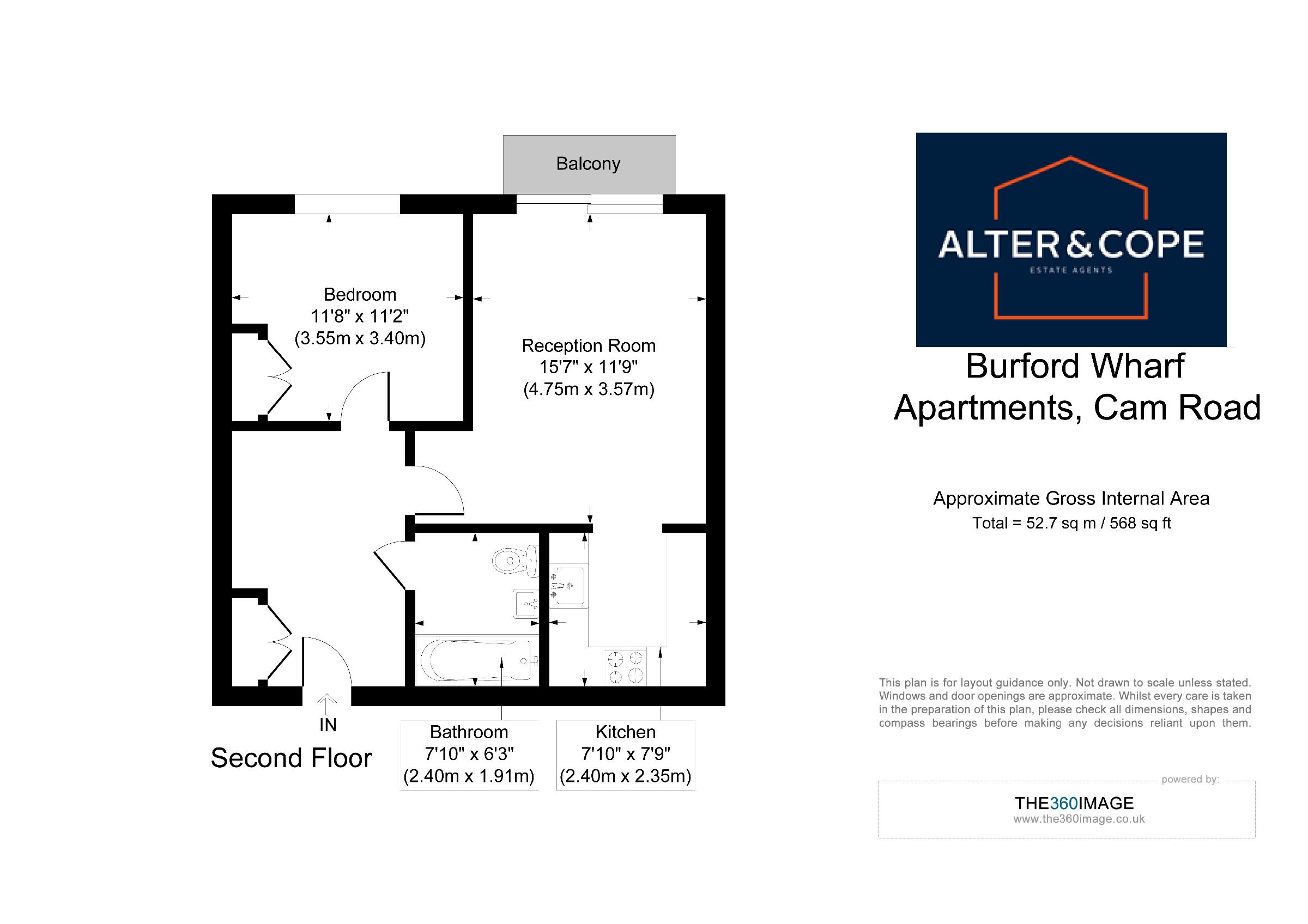 Apartment 124, Burford Wharf Apartments, London floorplan