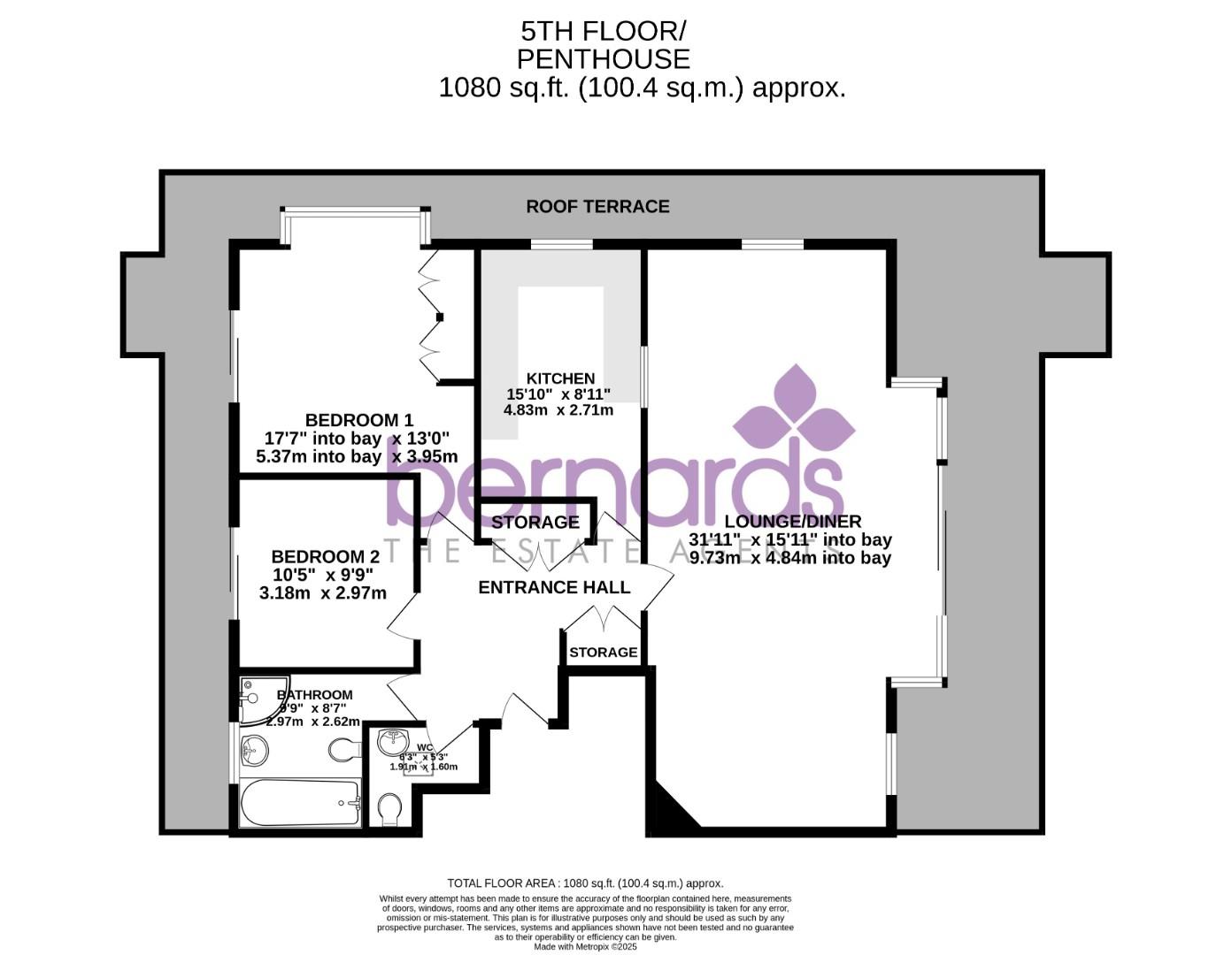 22 Amersham Court, 25 Craneswater Park, Southsea floorplan