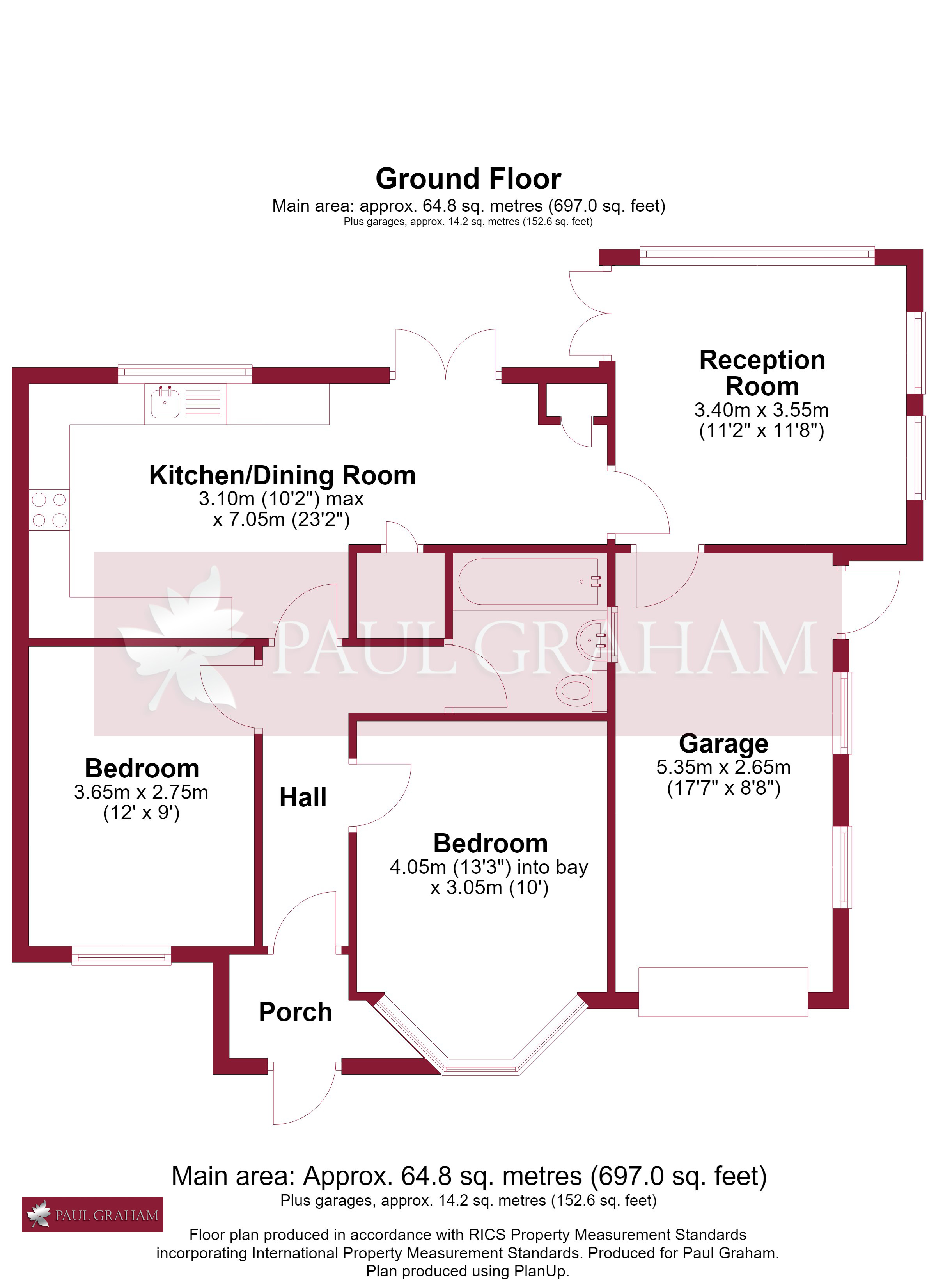 5, Hallowell Avenue, Beddington floorplan