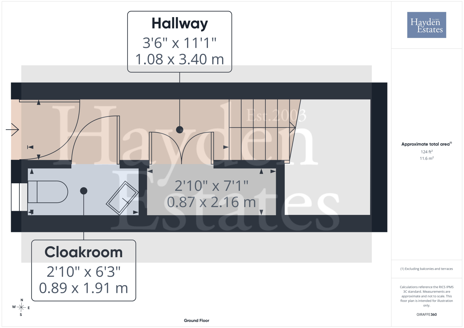 Flat 3, 30 Ray Mercer Way, Kidderminster floorplan
