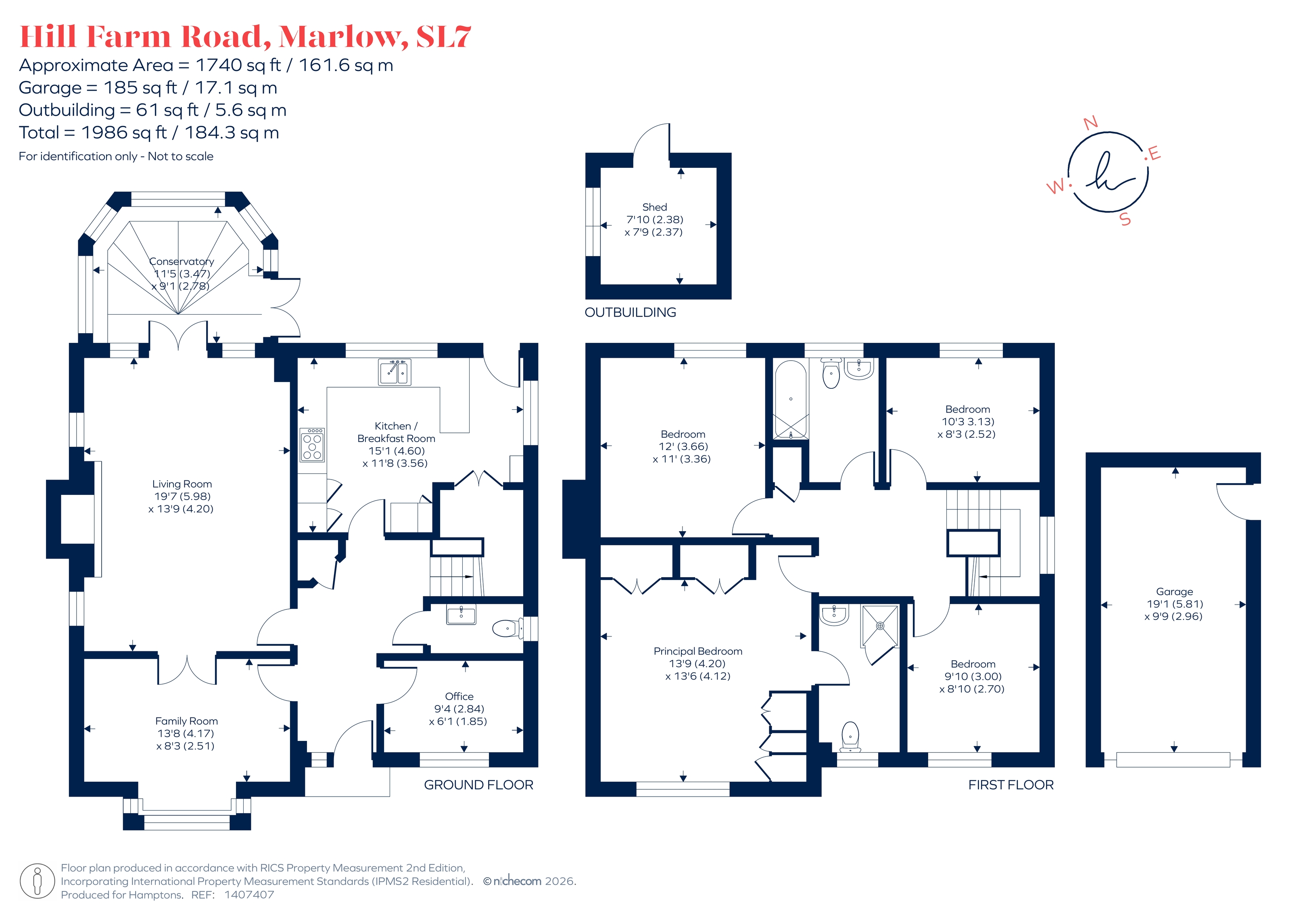 70, Hill Farm Road, Marlow floorplan